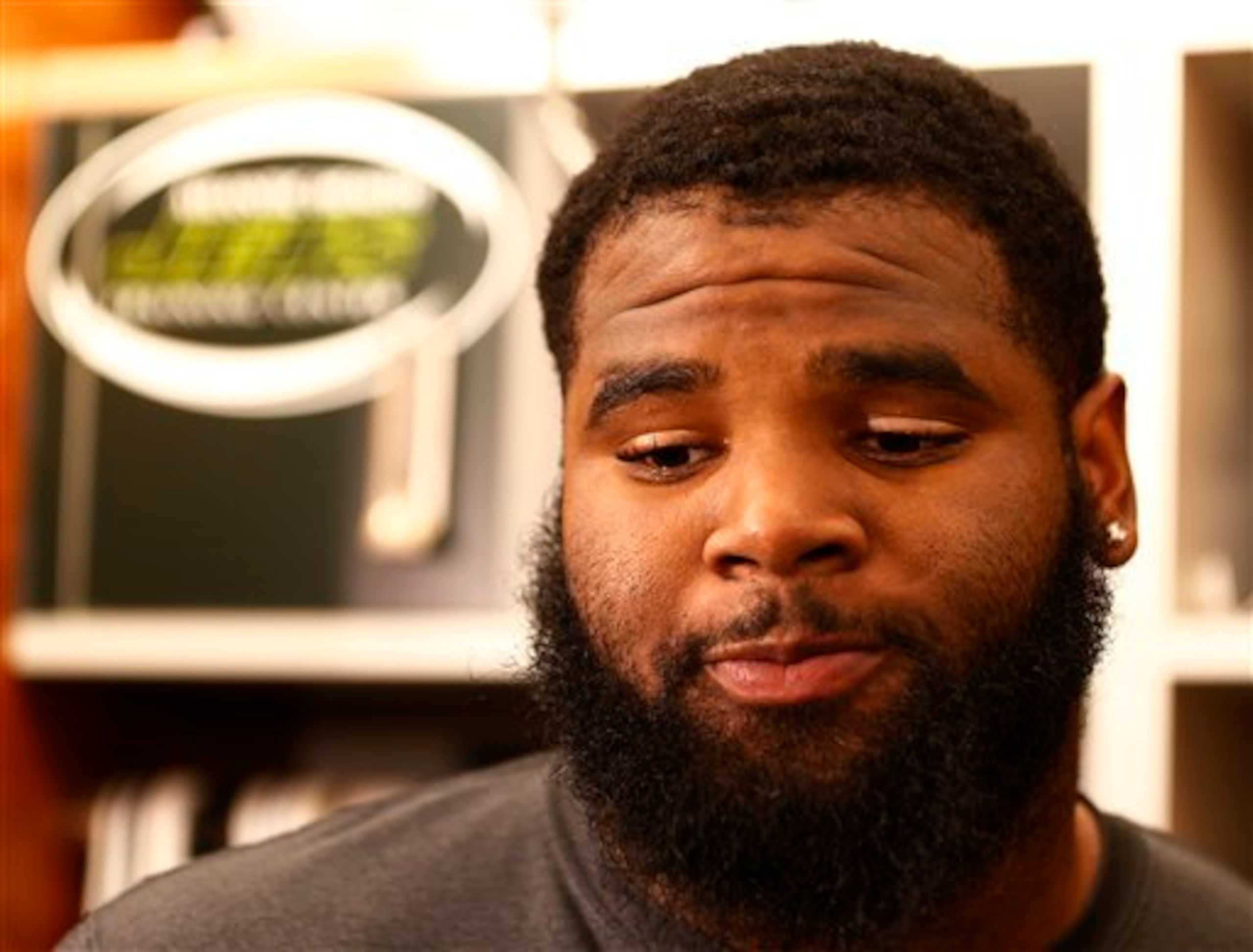 Jets Sheldon Richardson talks post game. Jets Sheldon Richardson talks post game.