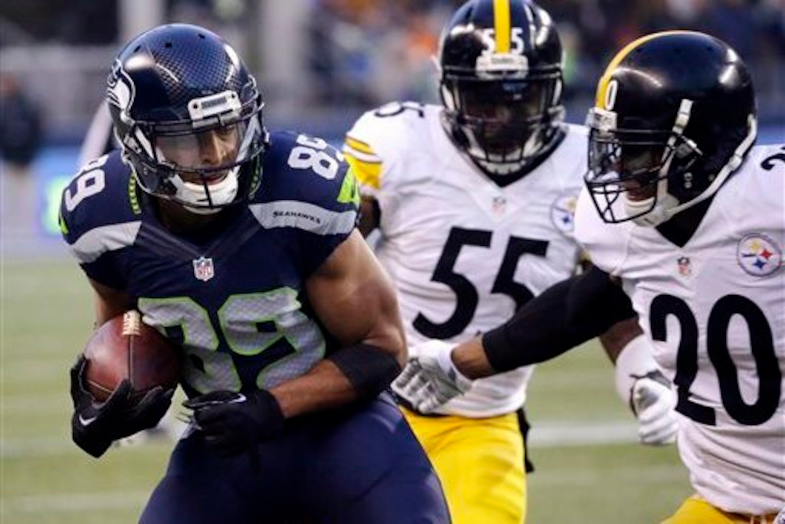 Wideout Doug Baldwin and the Seattle Seahawks offense came alive in a thrilling victory Sunday against the Pittsburgh Steelers.