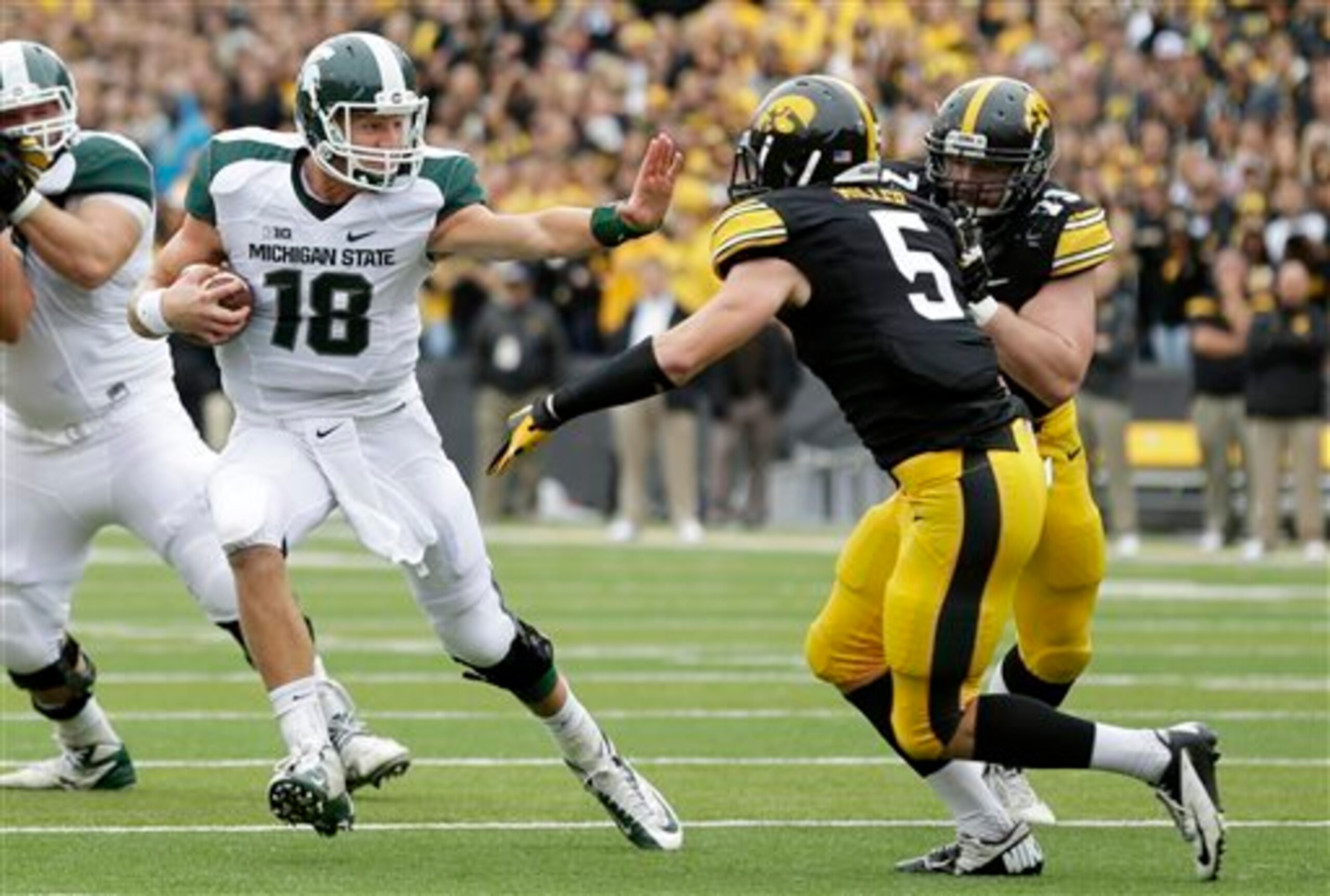 Michigan State QB Connor Cook vs. Iowa in 2013