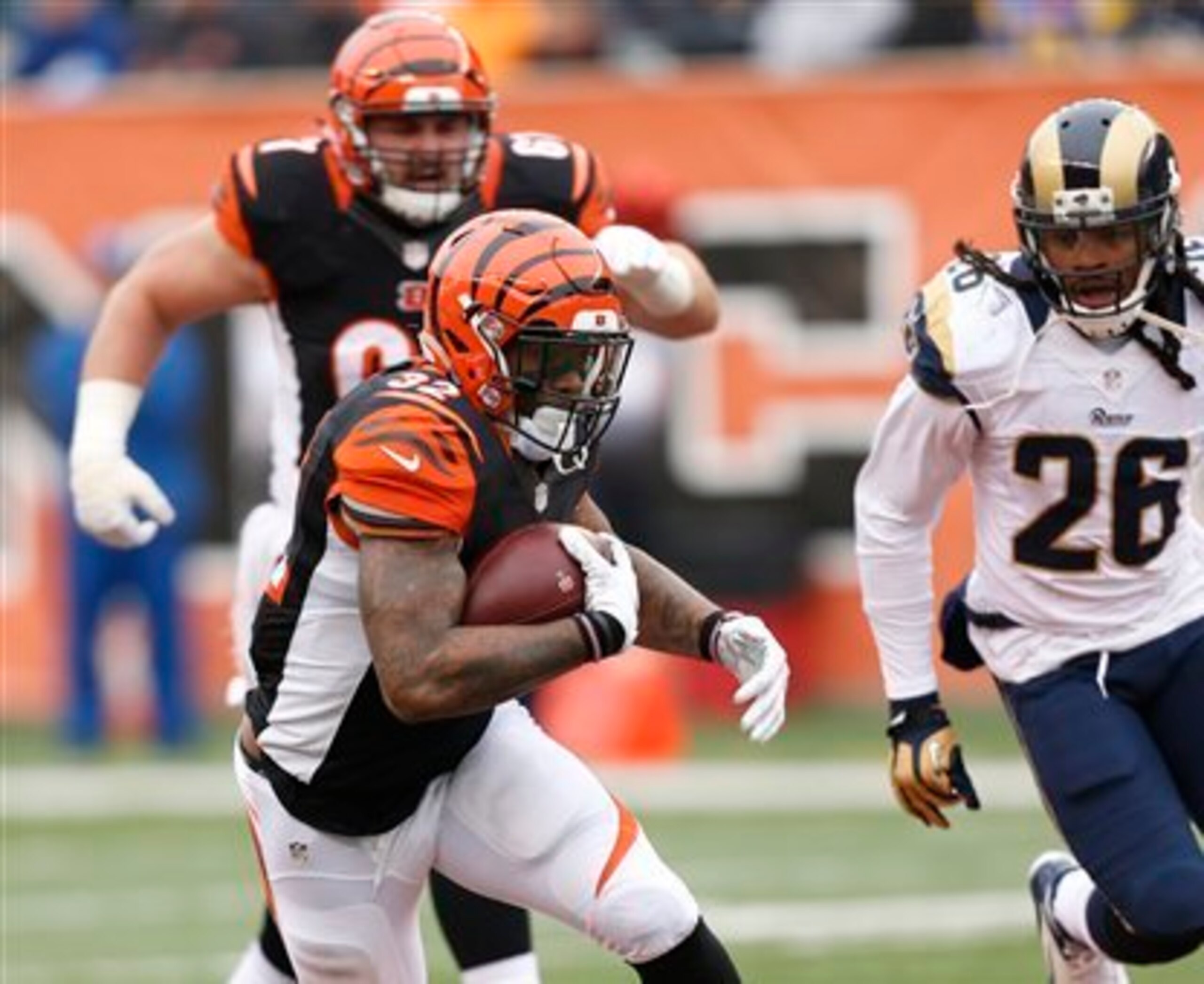 Jeremy Hill looks ready for a strong late-season push.