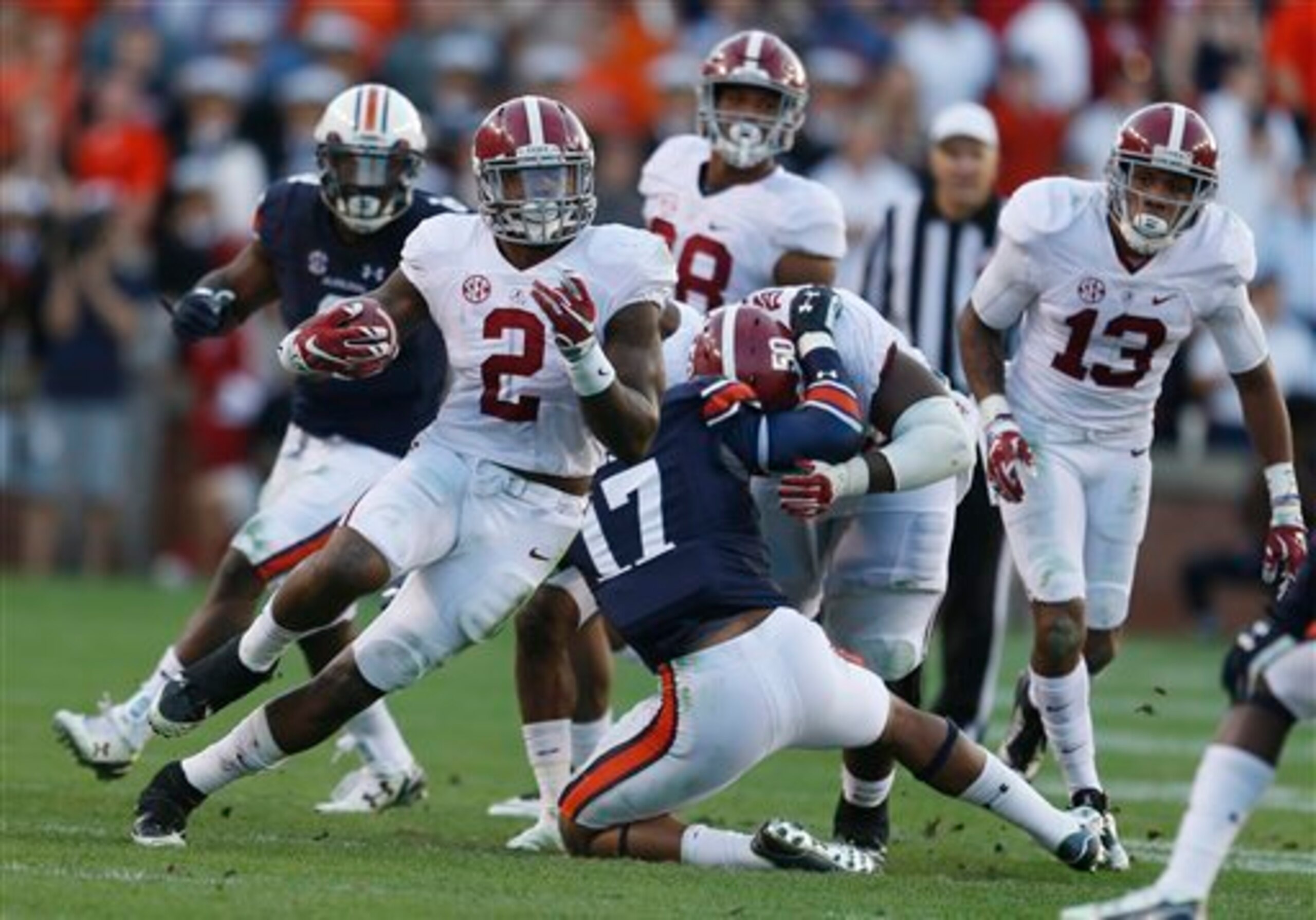 Derrick Henry has made the most of his time in Alabama's backfield. Derrick Henry has made the most of his time in Alabama's backfield.