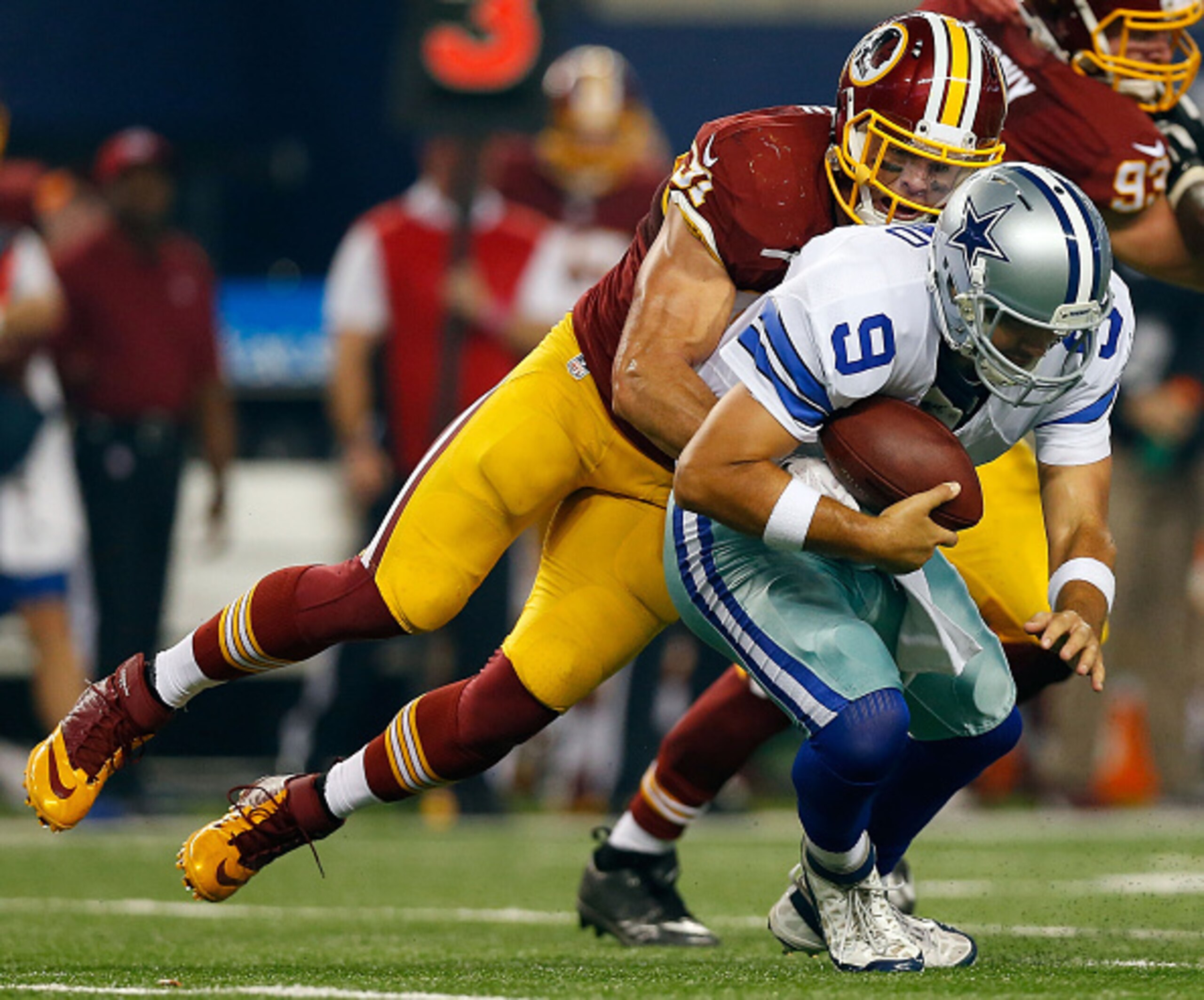 With nemesis Romo already down for the count, the Redskins will prevail Monday night.