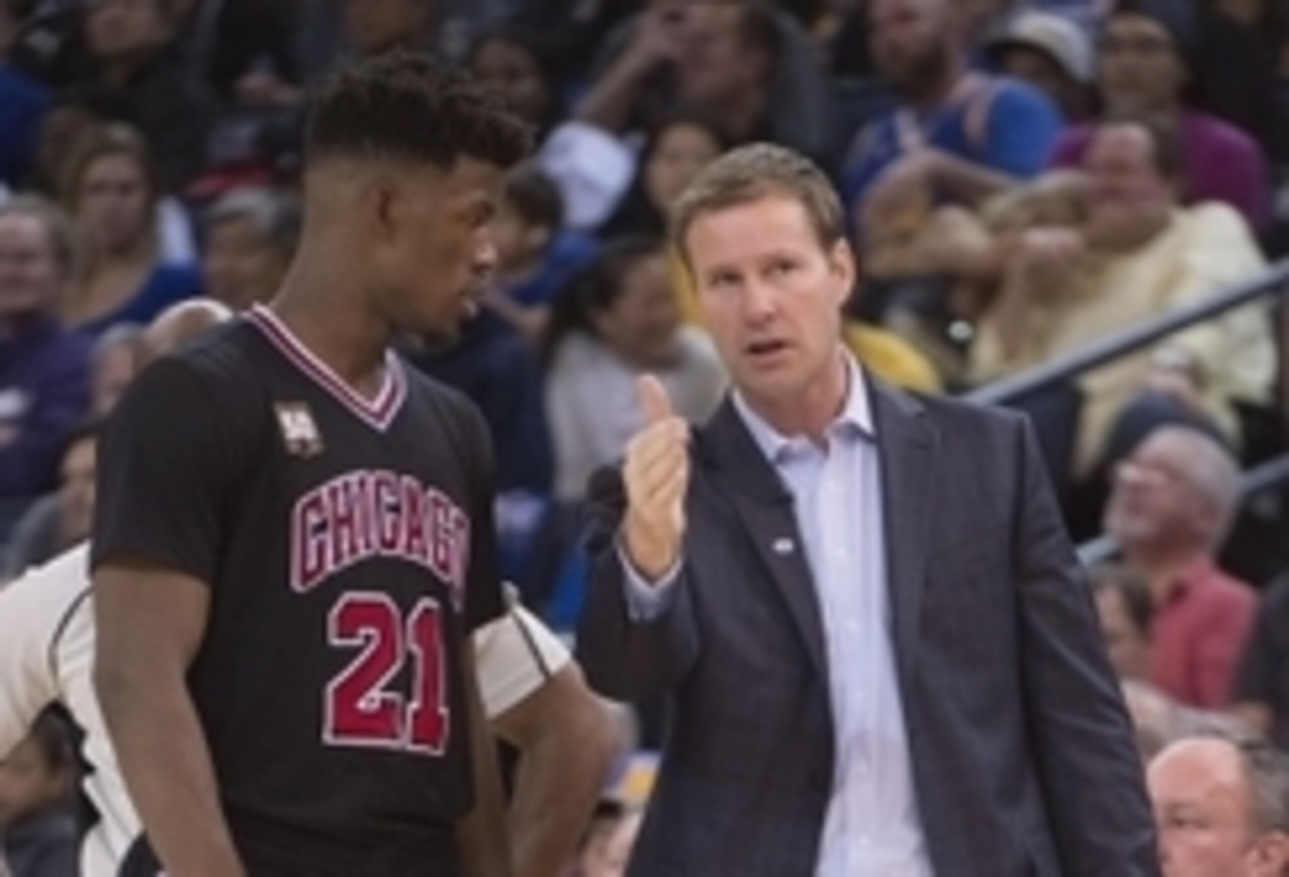 Jimmy Butler and Fred Hoiberg