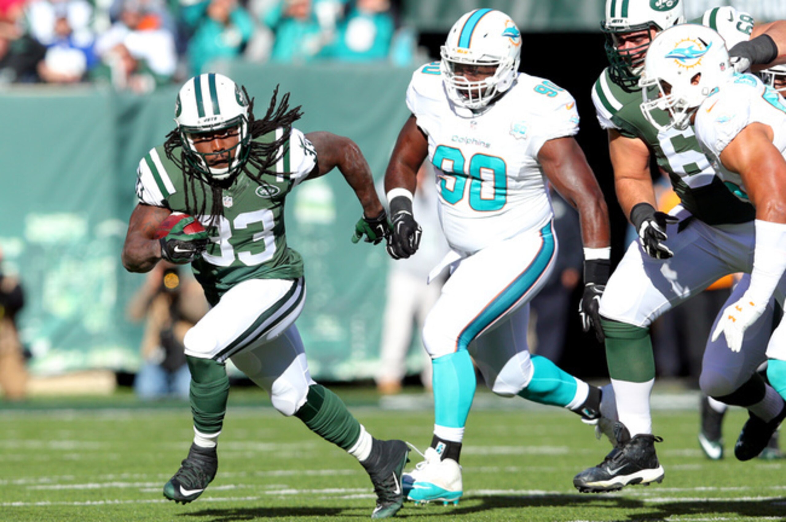 Jets RB Chris Ivory (No. 33) Jets RB Chris Ivory (No. 33)