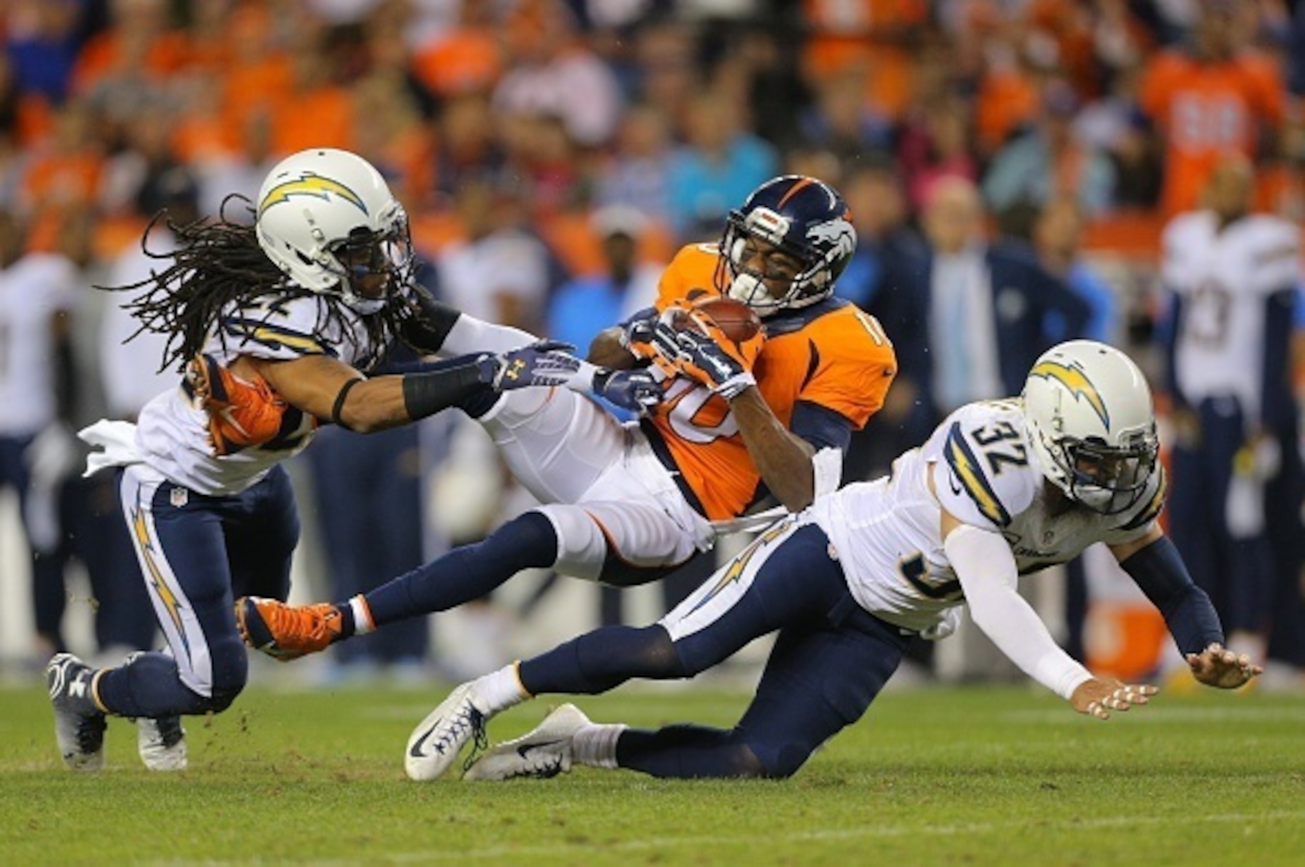 Chargers CB Jason Verrett (No. 22) Chargers CB Jason Verrett (No. 22)