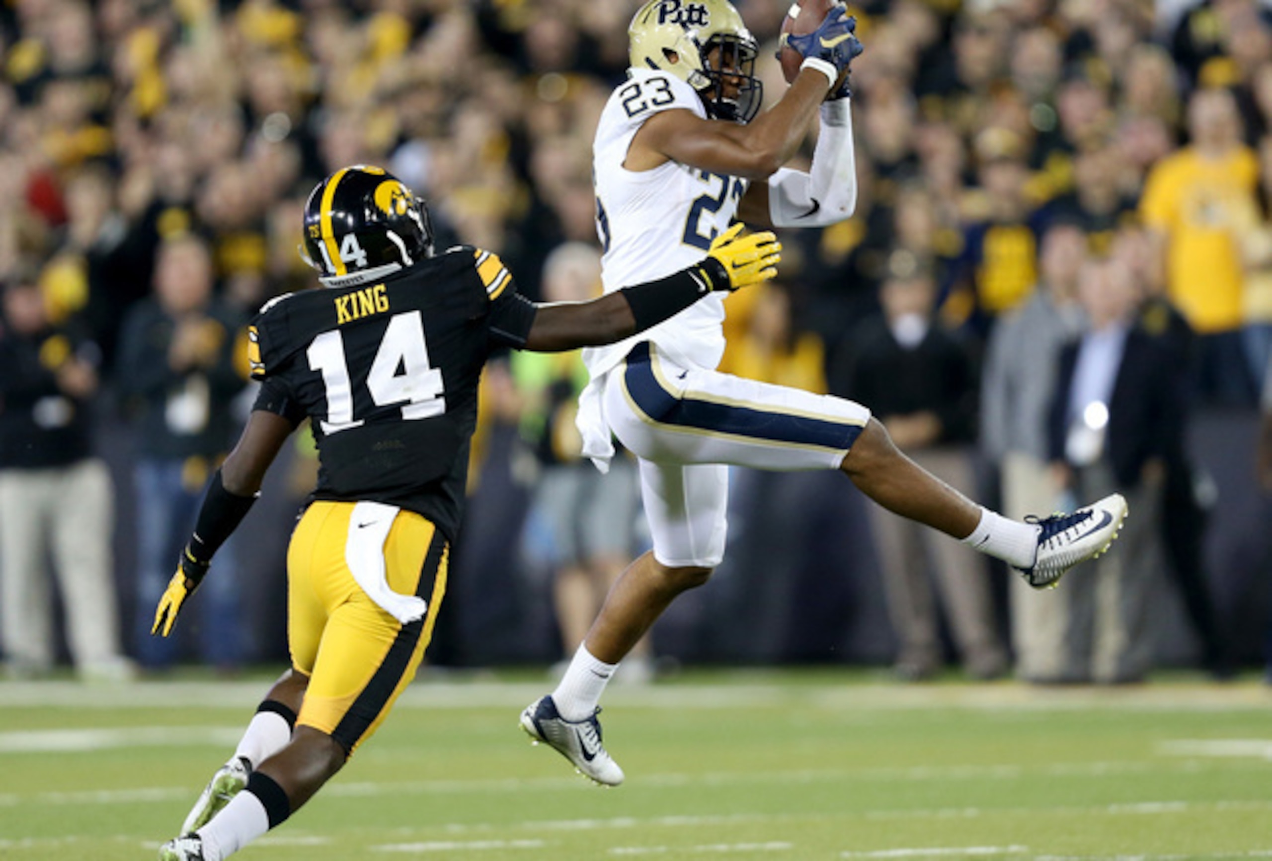 Iowa's Desmond King is having an excellent season for the Hawkeyes' defense.