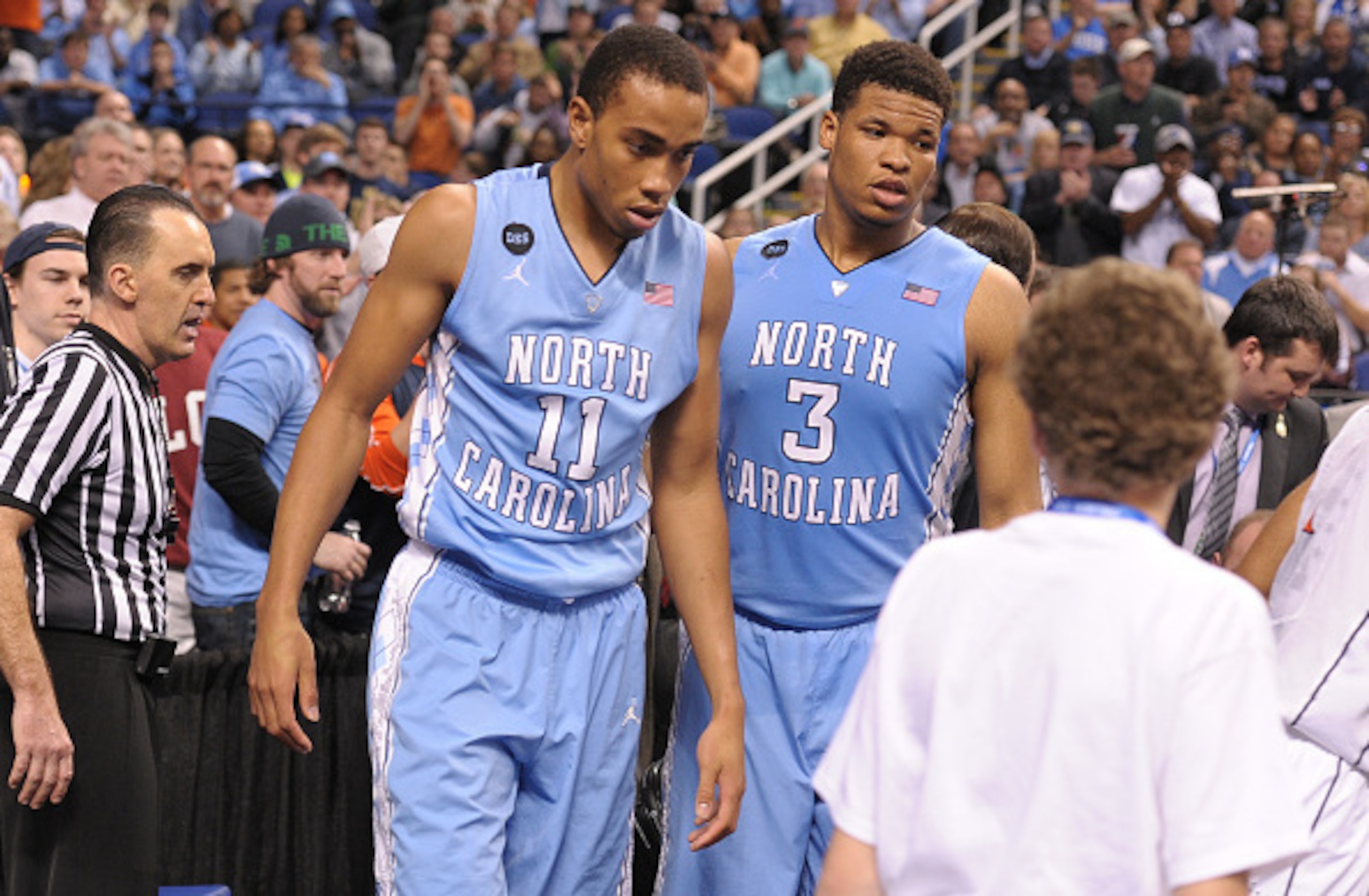 Brice Johnson (left) and Kennedy Meeks