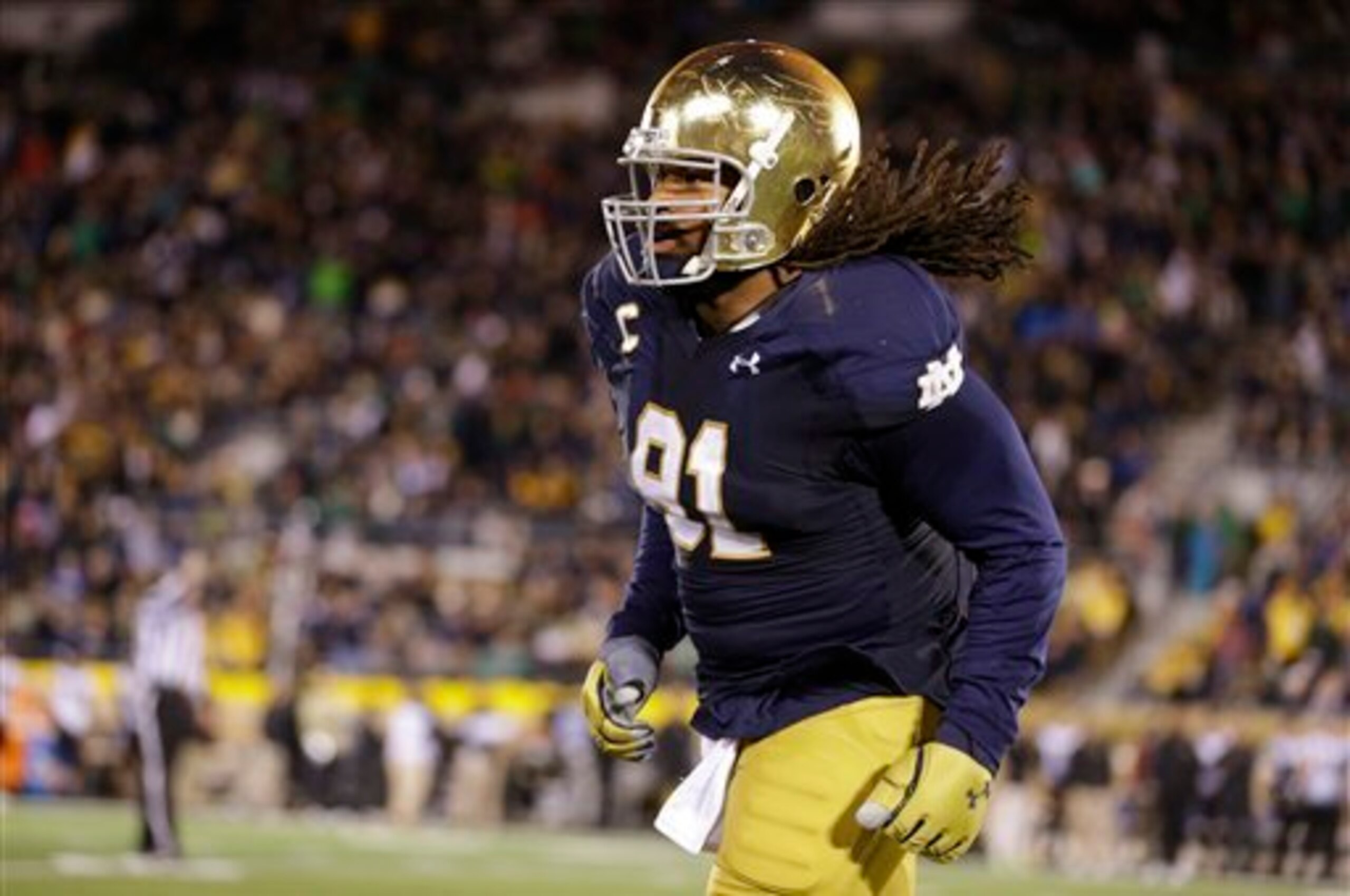 Notre Dame DT Sheldon Day Notre Dame DT Sheldon Day