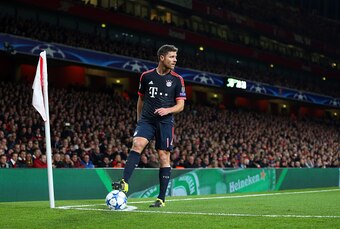 Bayern Munich midfielder Xabi Alonso.
