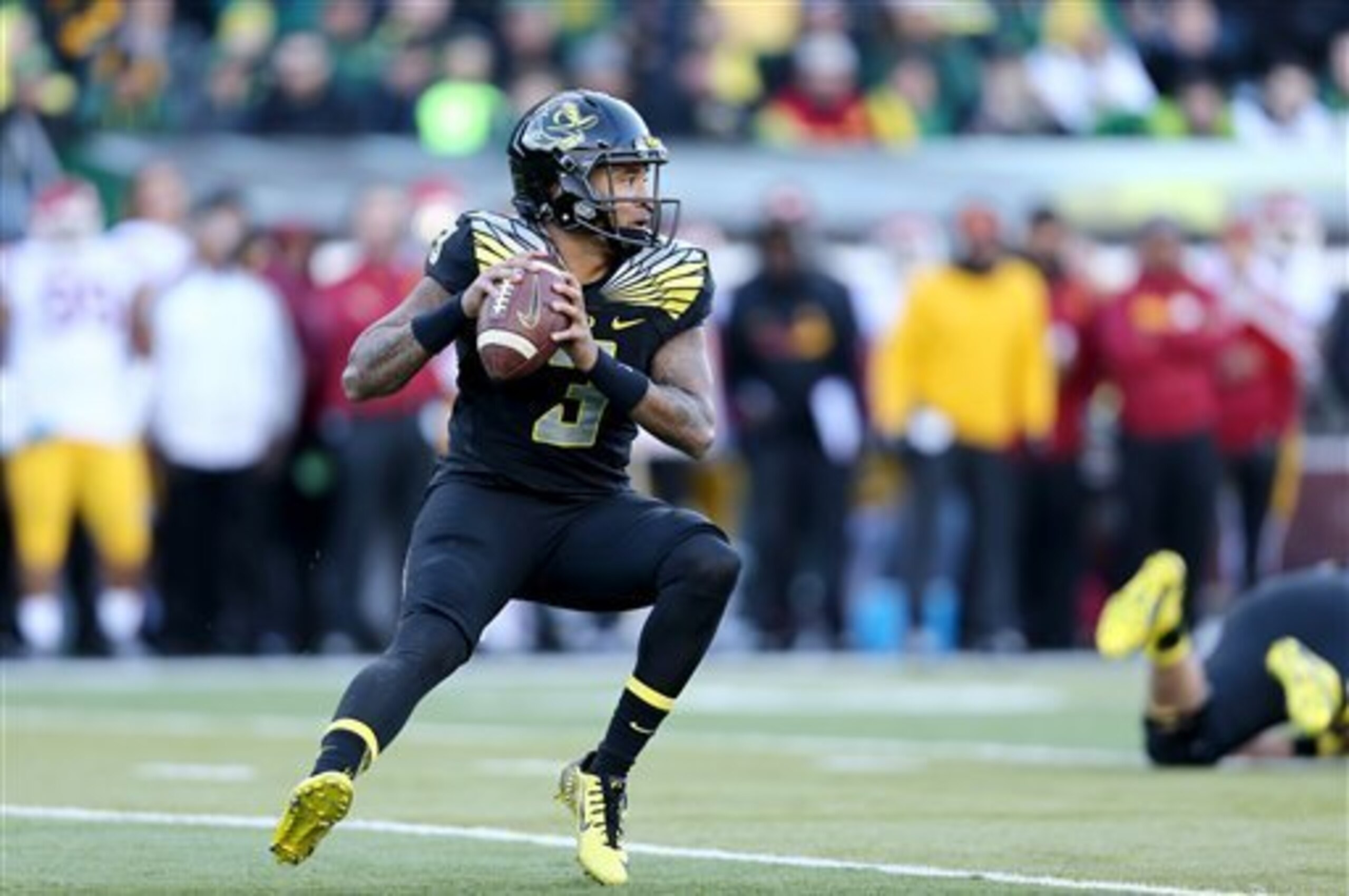 Adams has been excellent at getting the ball downfield without making a crucial mistake.