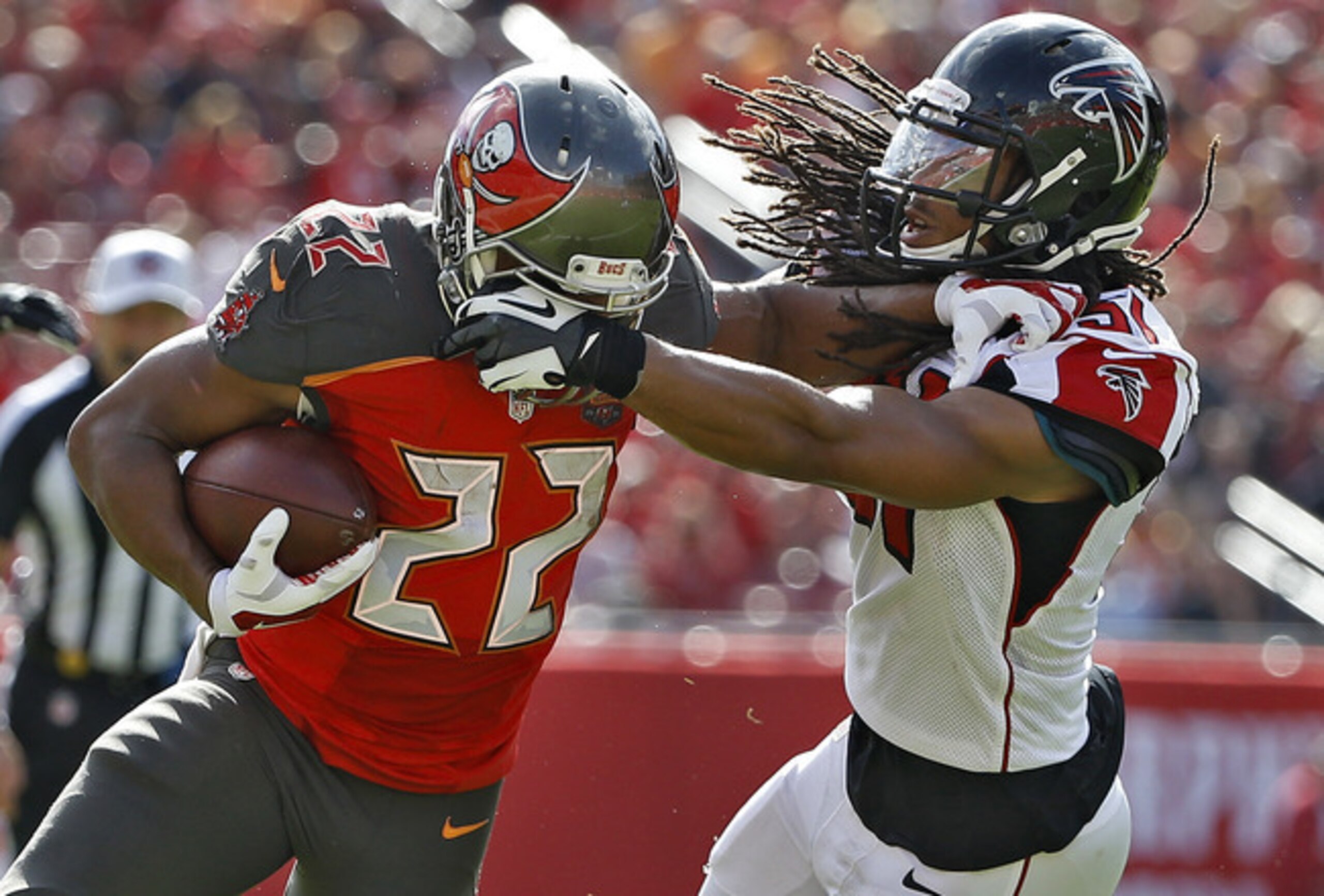 Doug Martin won't be denied. Doug Martin won't be denied.