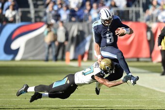 Rookie QB Marcus Mariota had 112 rushing yards versus Jacksonville.