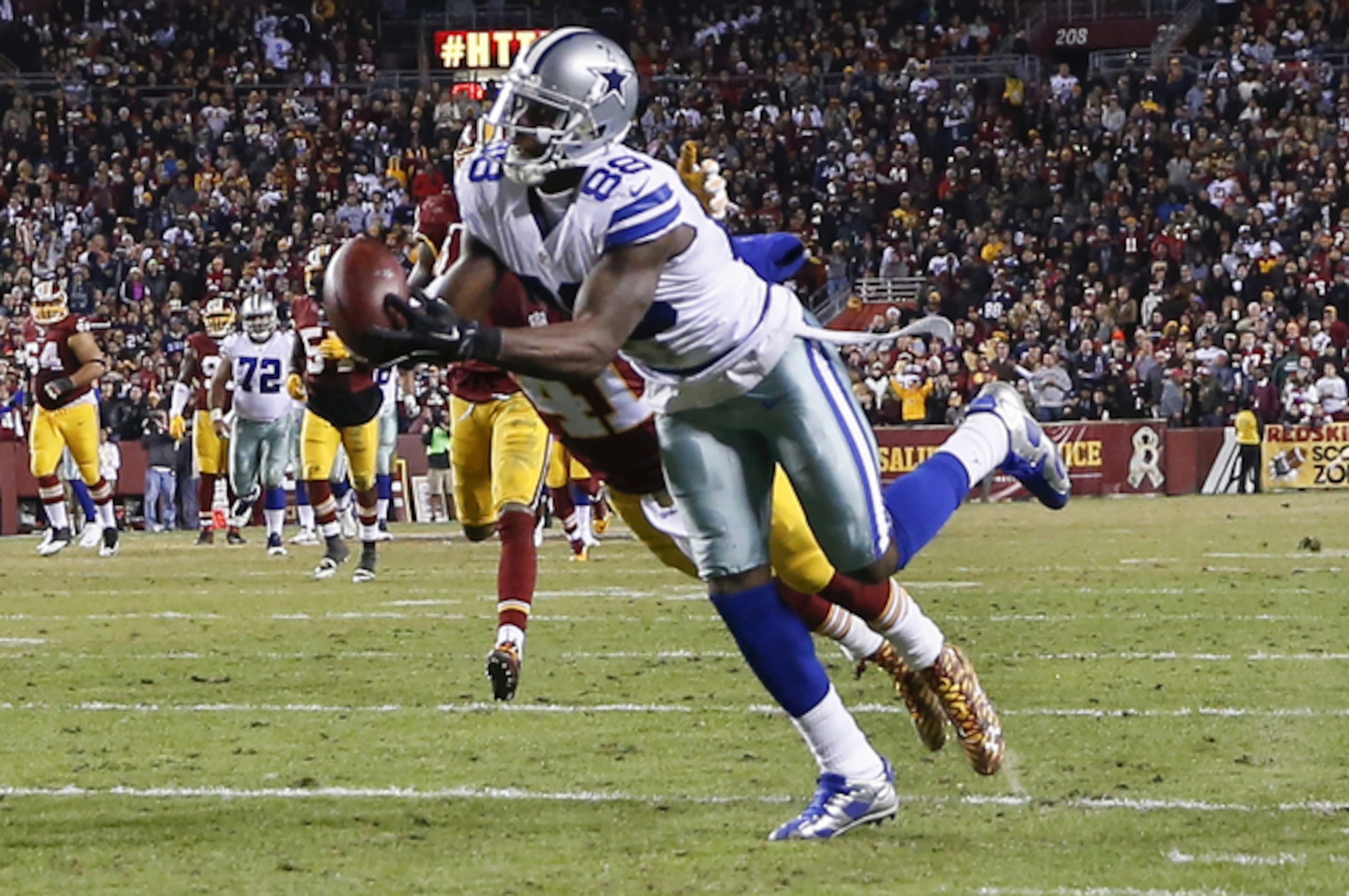 Dez Bryant only has 26 receptions on the season thanks to injury and spotty quarterback play. Dez Bryant only has 26 receptions on the season thanks to injury and spotty quarterback play.
