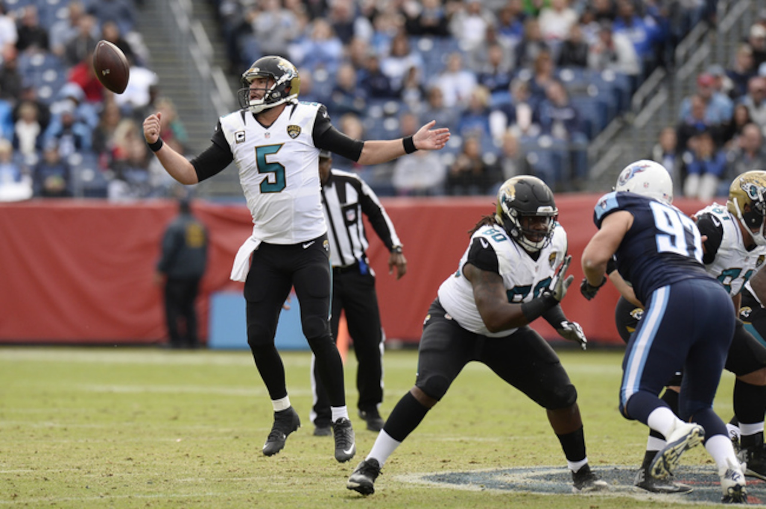 Despite the loss, Blake Bortles had a huge game for the Jaguars. Despite the loss, Blake Bortles had a huge game for the Jaguars.