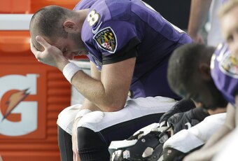It was a rough day at the office for veteran signal-caller Matt Schaub.
