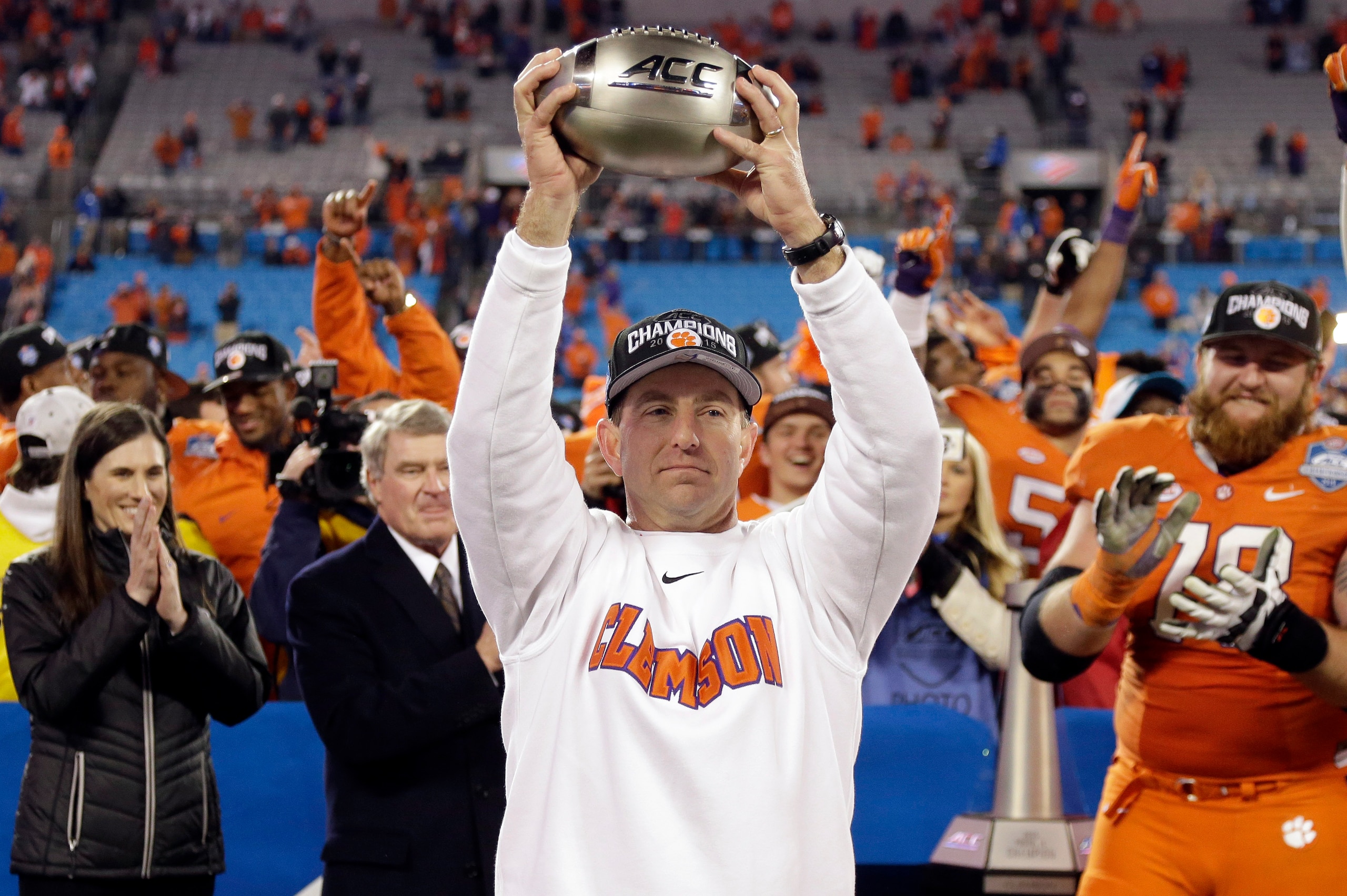 Clemson and Dabo Swinney will look to bring another Orange Bowl trophy back to South Carolina. Clemson and Dabo Swinney will look to bring another Orange Bowl trophy back to South Carolina.