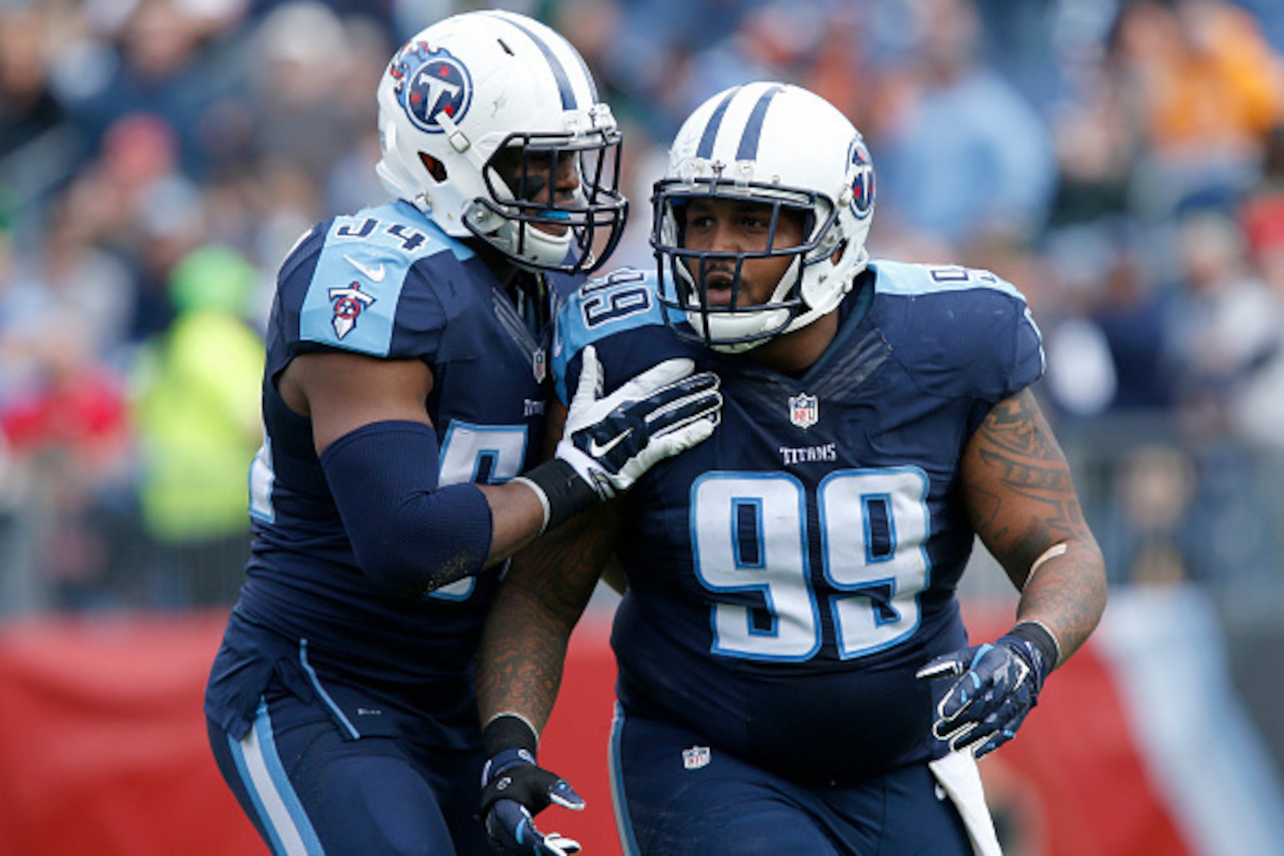 The Titans snapped their 11-game home losing streak.