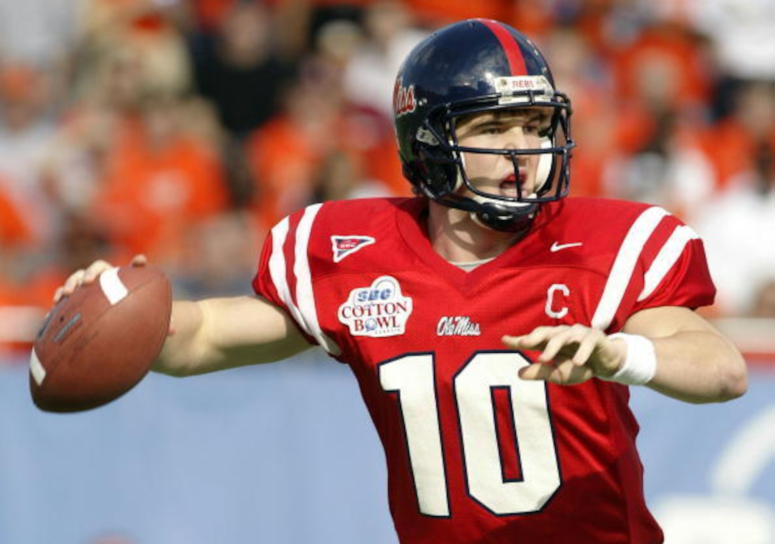 Like his father, it was close but not quite for Eli Manning and the Heisman Trophy. Like his father, it was close but not quite for Eli Manning and the Heisman Trophy.