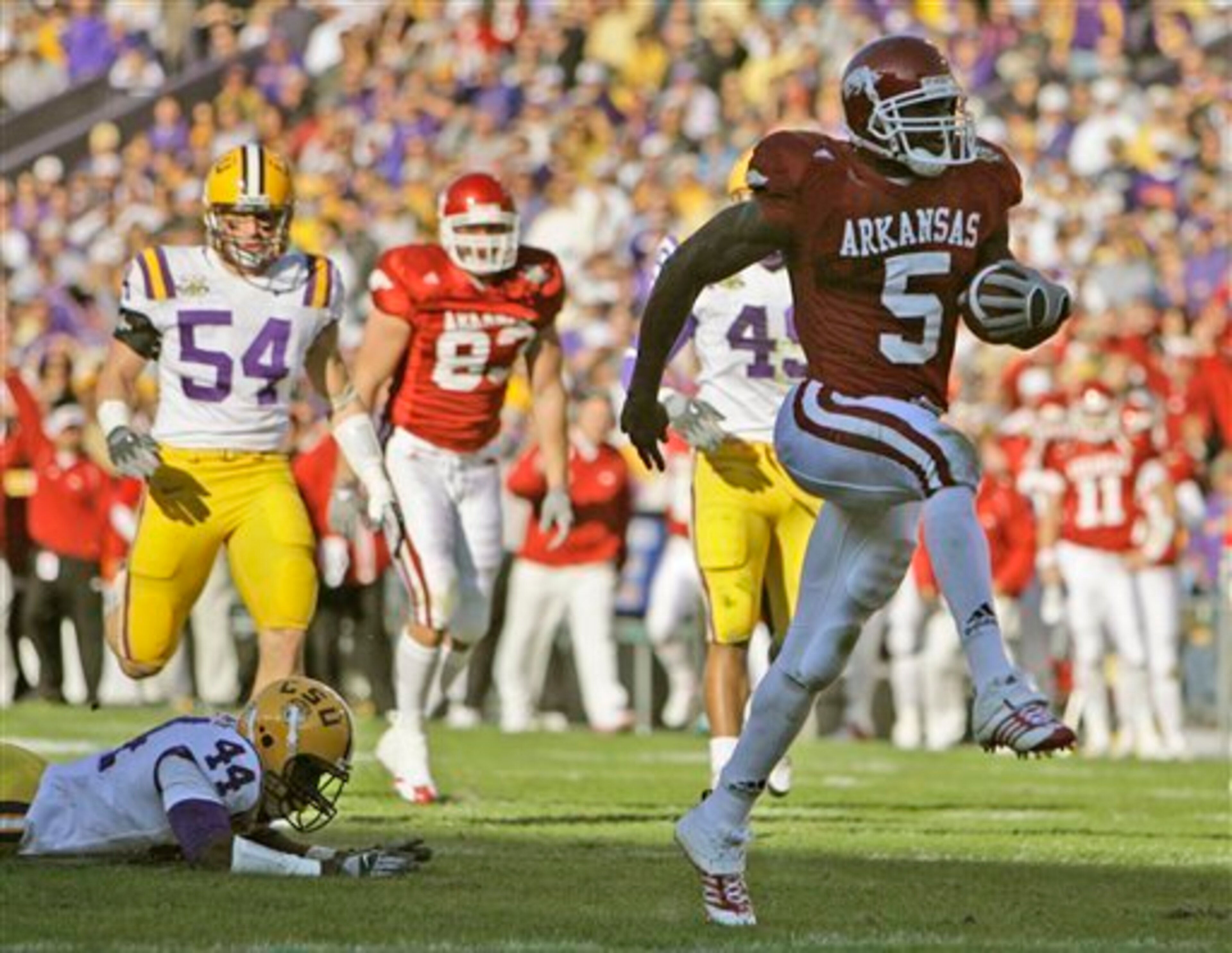 Darren McFadden was one of college football's best players at Arkansas.
