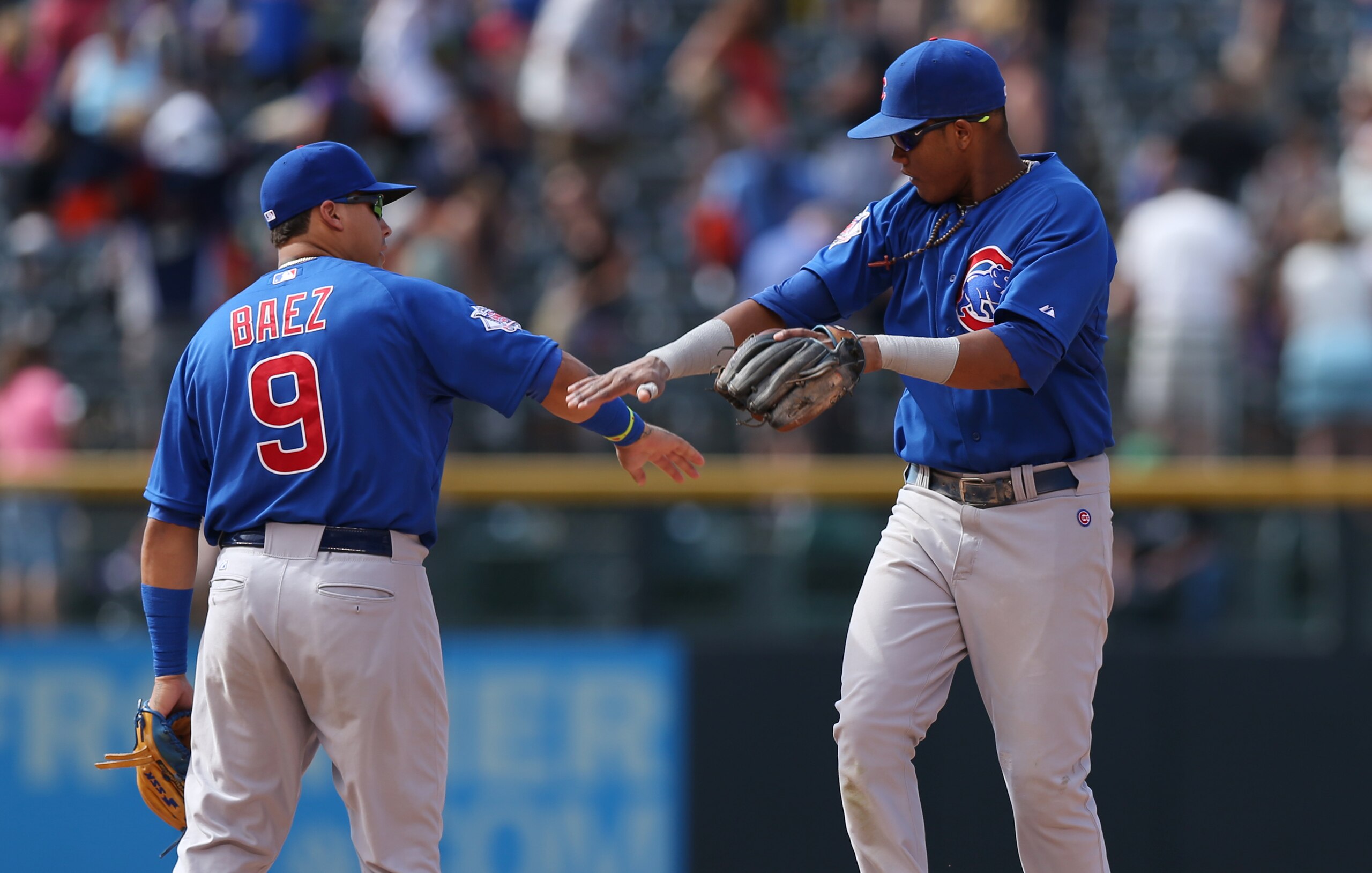 Javier Baez and Starlin Castro Javier Baez and Starlin Castro