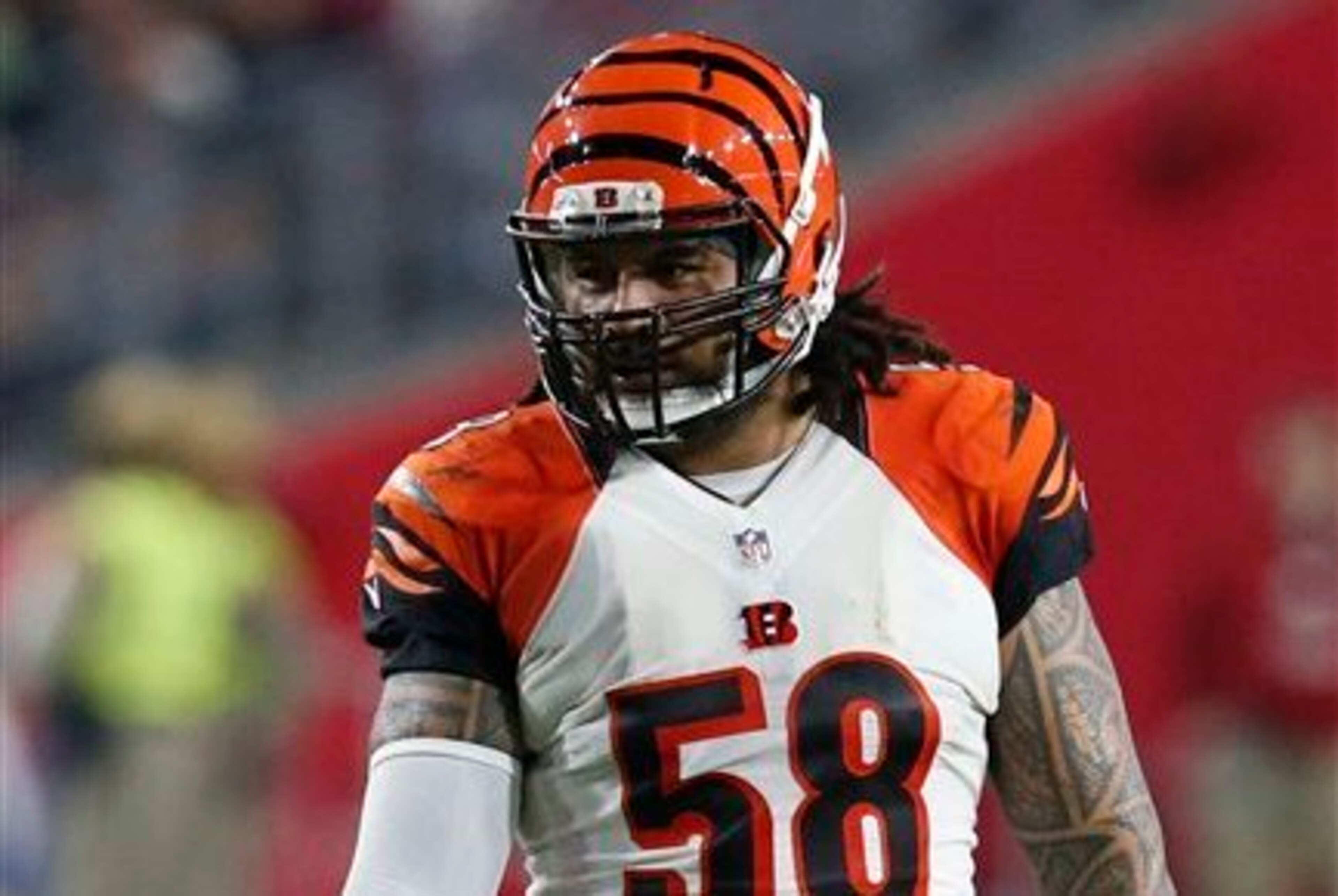 Rey Maualuga was one of a few players to struggle at times against the Browns. Rey Maualuga was one of a few players to struggle at times against the Browns.