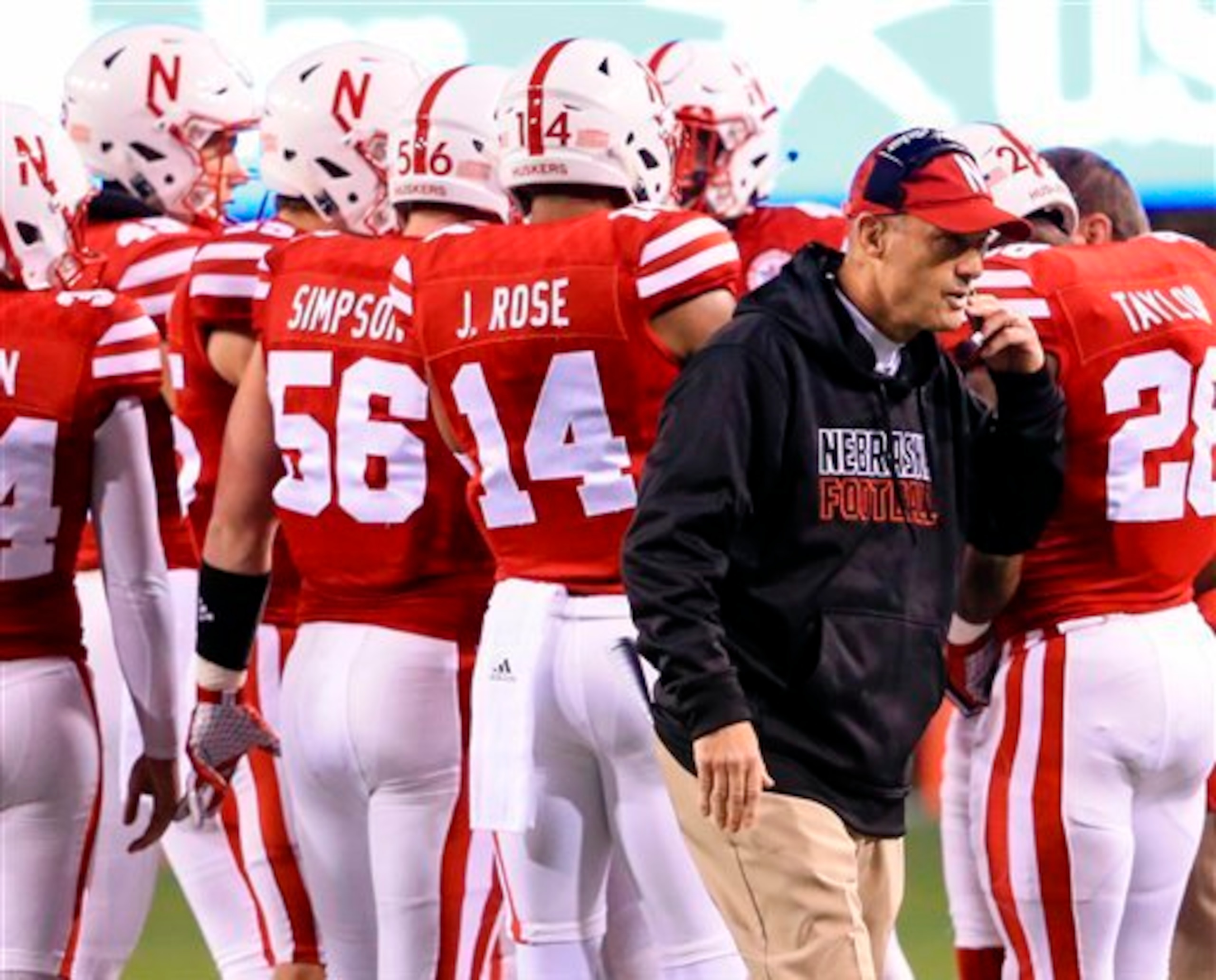 Mike Riley suffered through a poor first season as Nebraska's head coach.