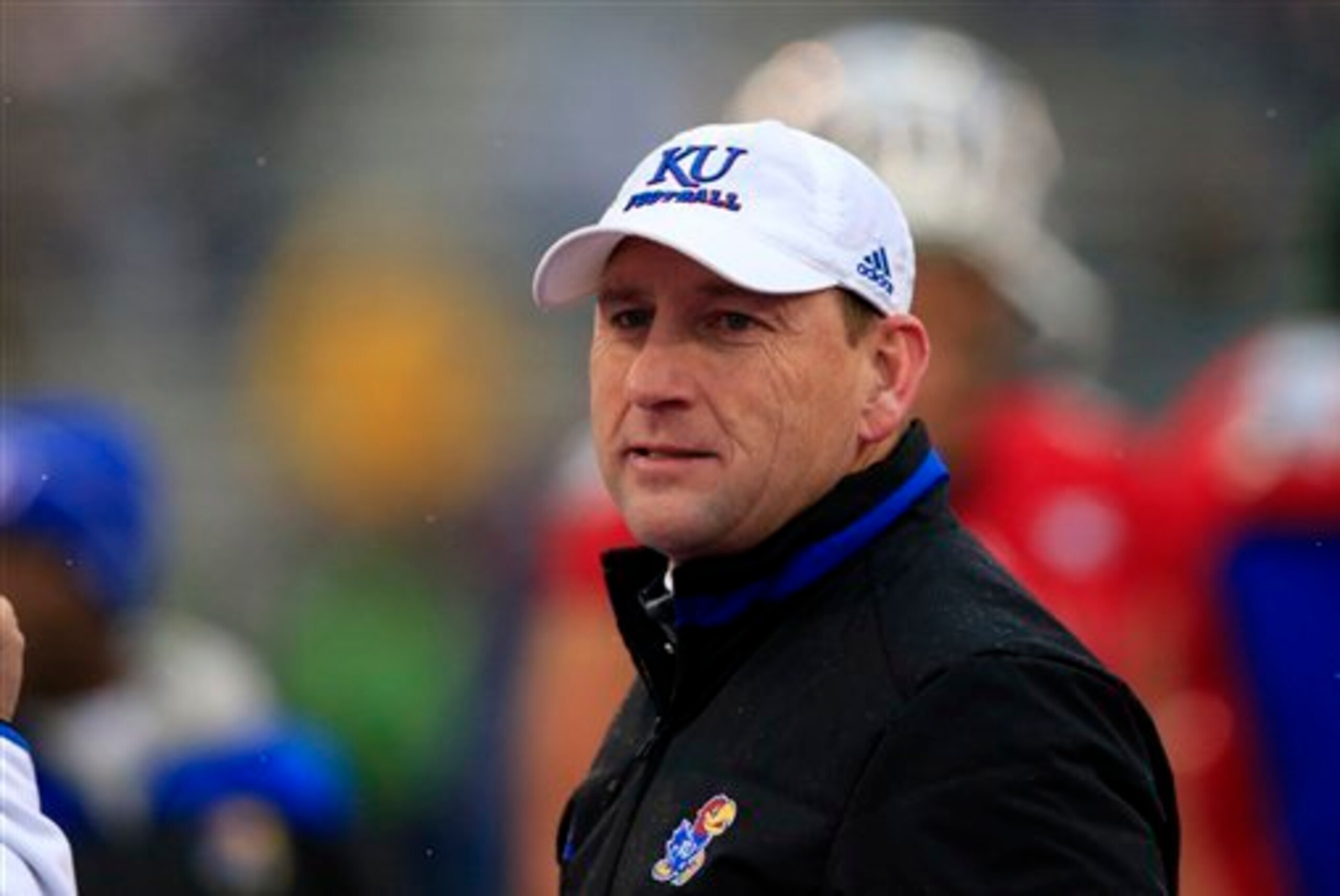 David Beaty didn't have much to smile about in his first season at Kansas.