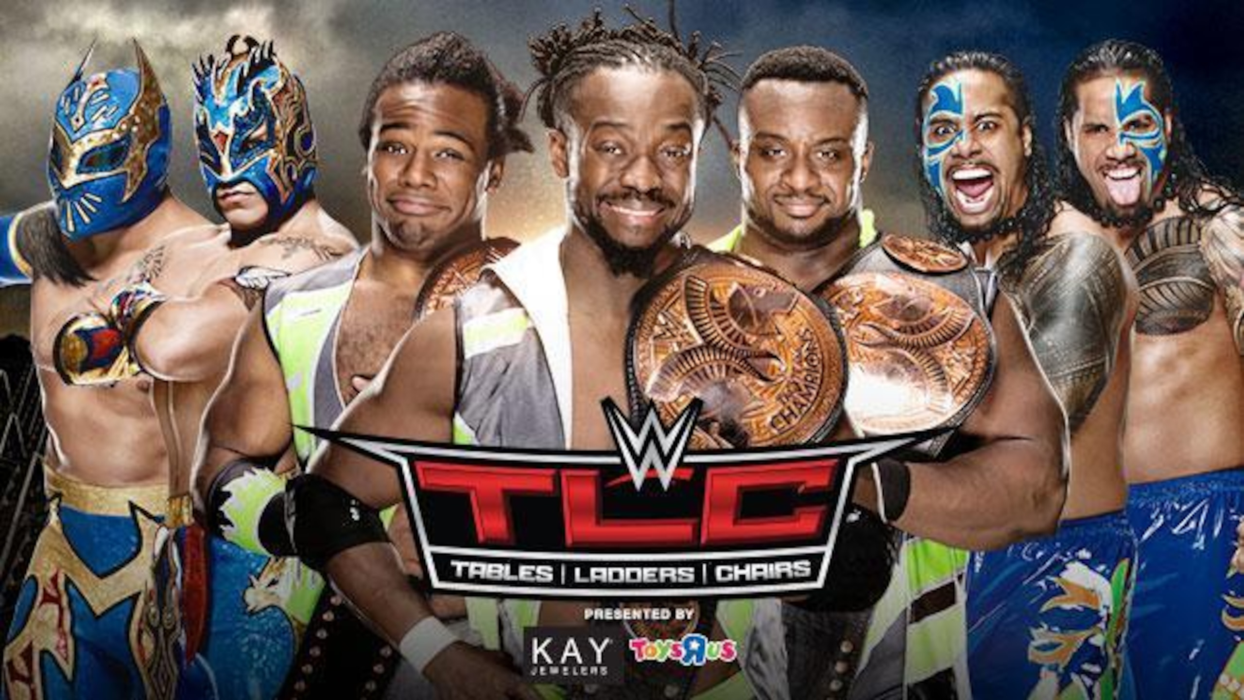 WWE Tag Team Champions The New Day vs. The Lucha Dragons vs. The Usos