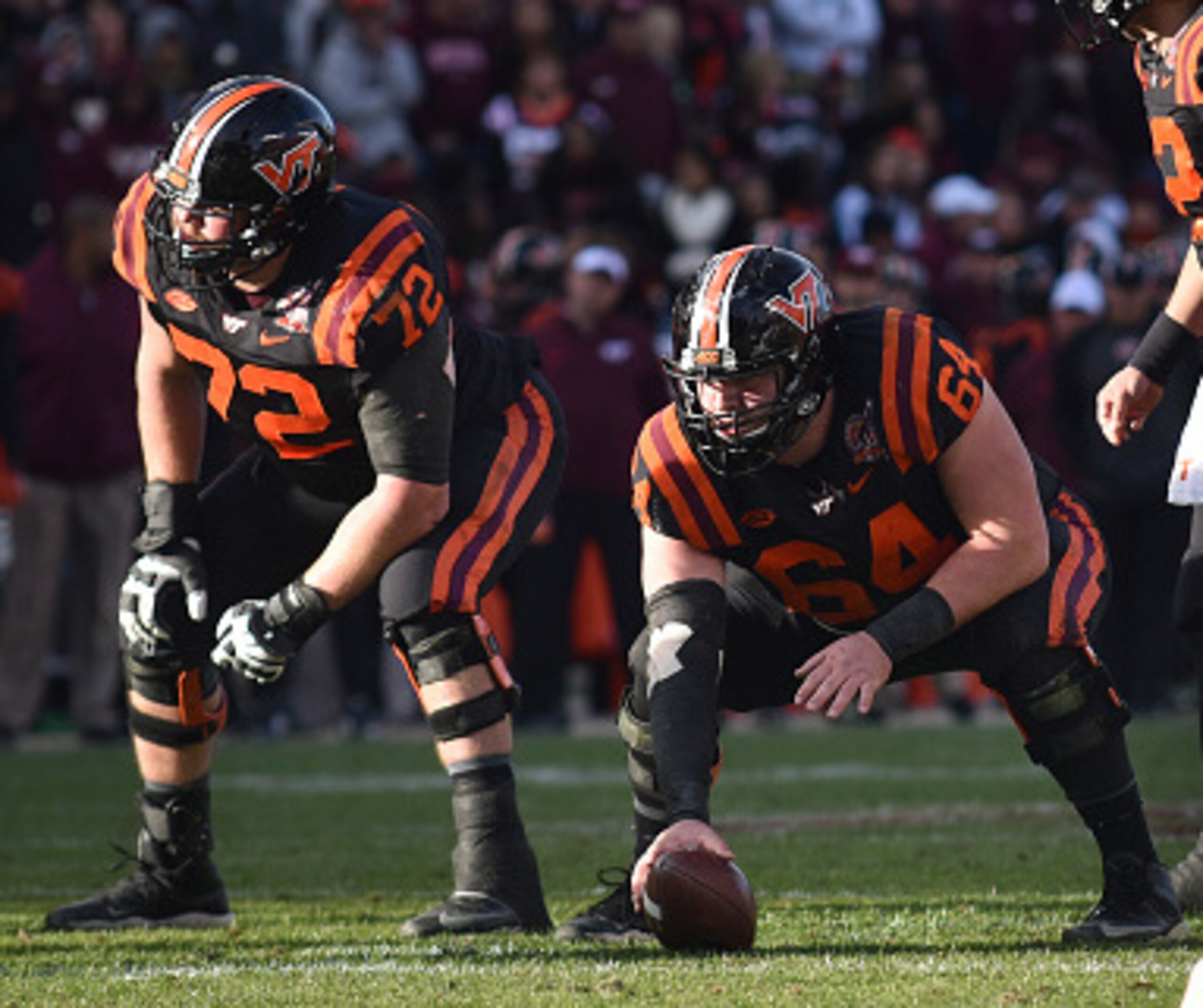Guard Augie Conte and center Eric Gallo