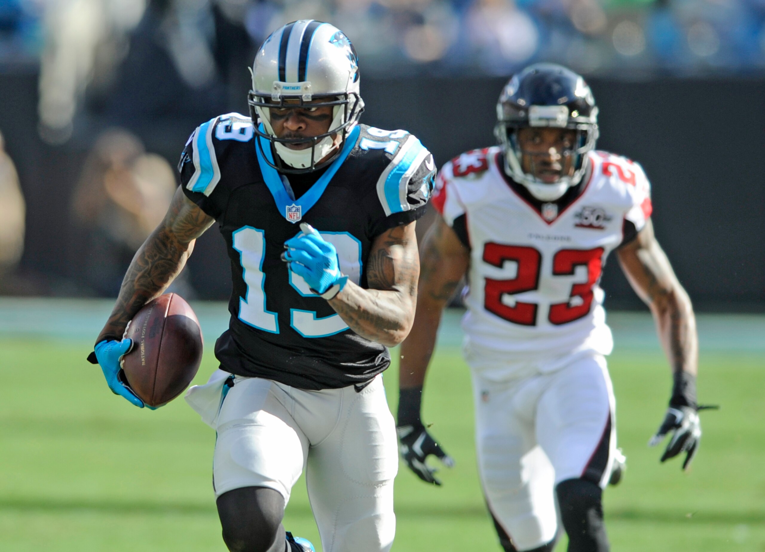 Only Cam Newton gets the best out of Ted Ginn.