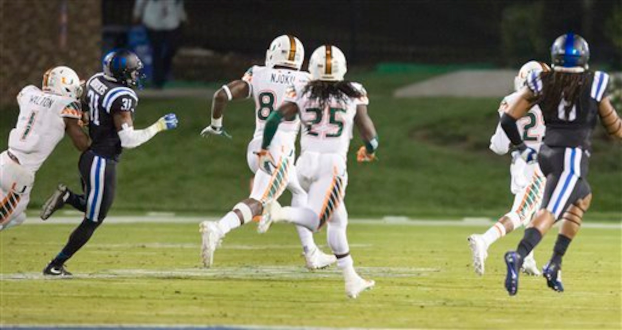 Miami-Duke featured one of the strangest endings in recent memory.