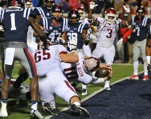 Brandon Allen and Arkansas took a stunning win at Ole Miss.