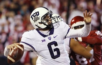 Bram Kohlhausen performed ably in relief of Trevone Boykin against Oklahoma.