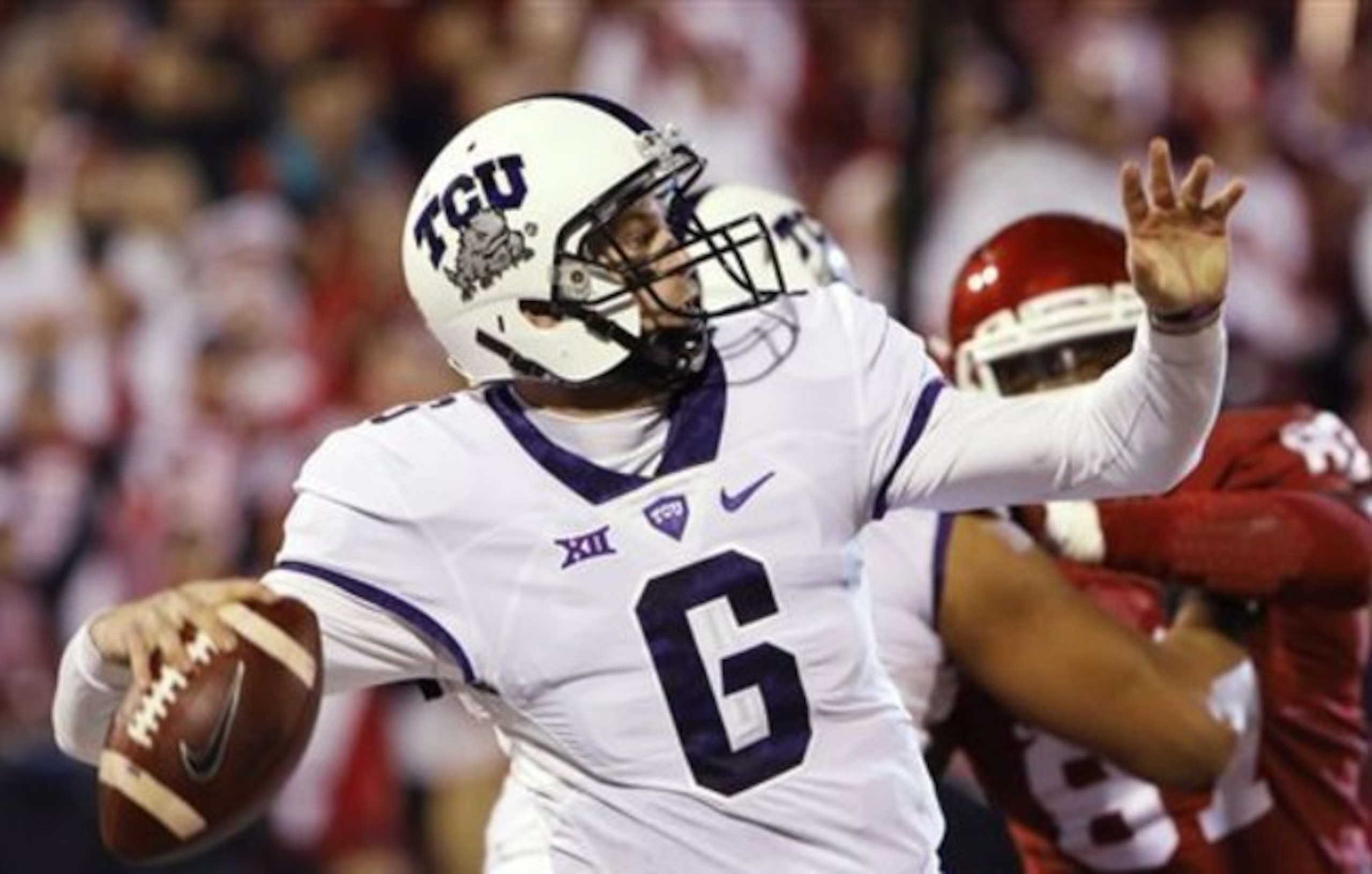 Bram Kohlhausen performed ably in relief of Trevone Boykin against Oklahoma.