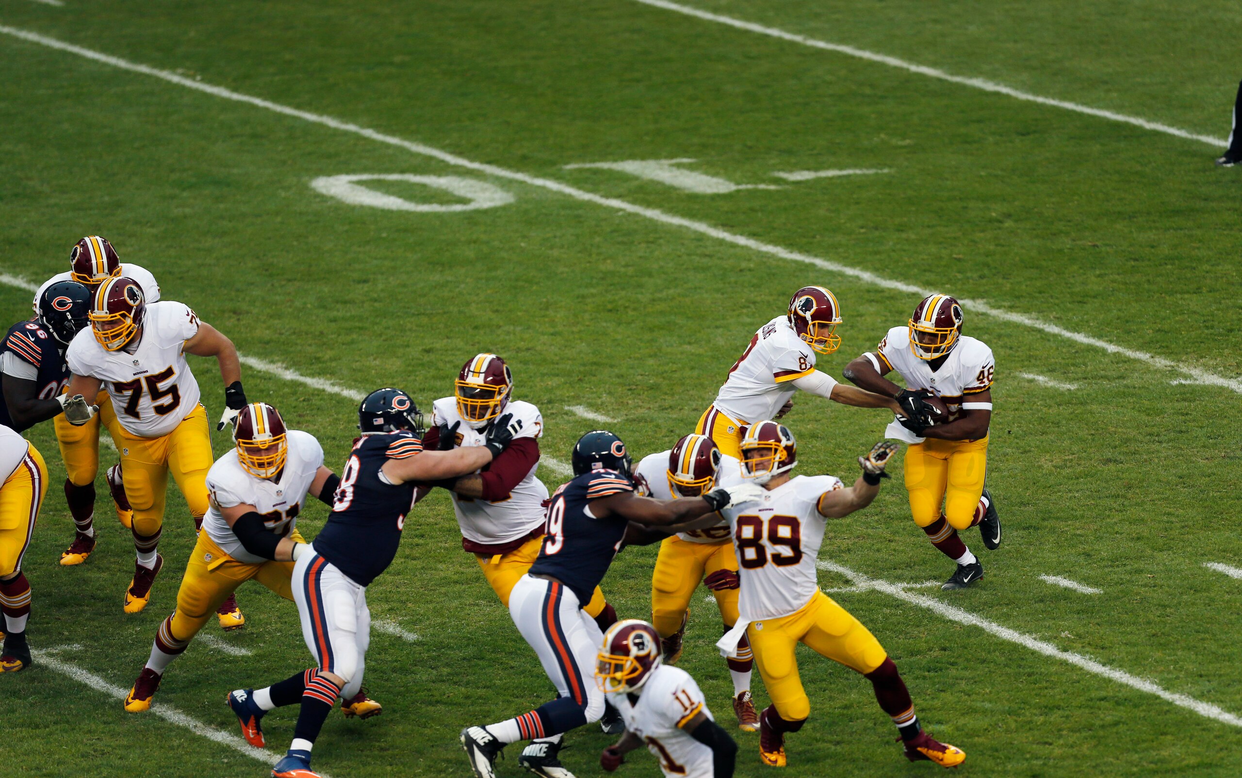 Washington got its ground game going again in Week 14.