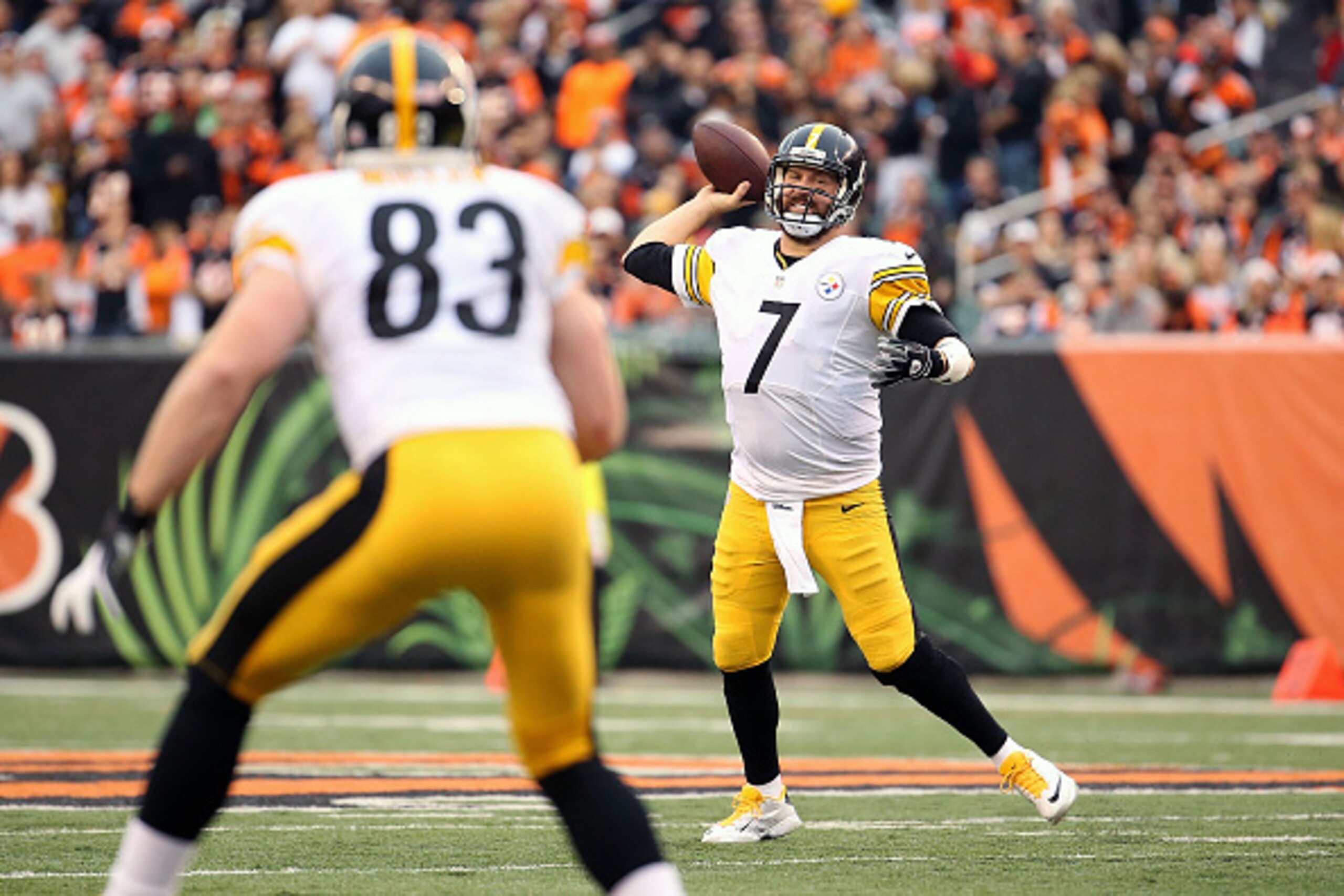 Ben Roethlisberger throwing to Heath Miller made up a big part of why the Steelers won on Sunday.