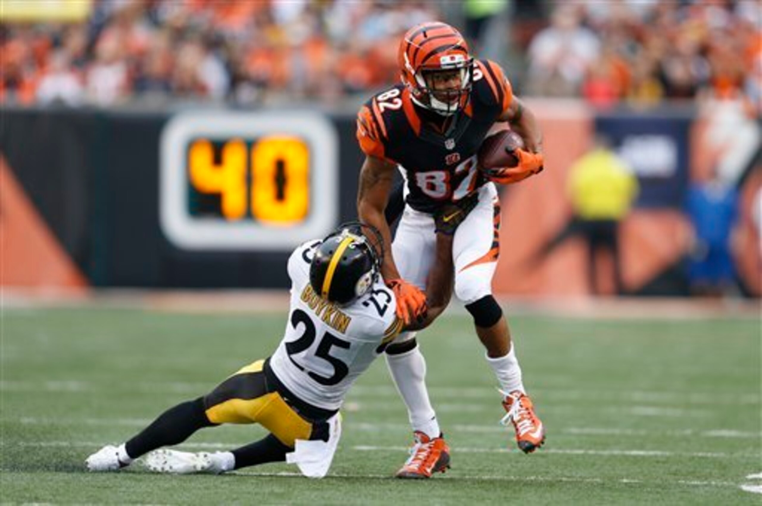 Marvin Jones came up big without Tyler Eifert for most of the day.