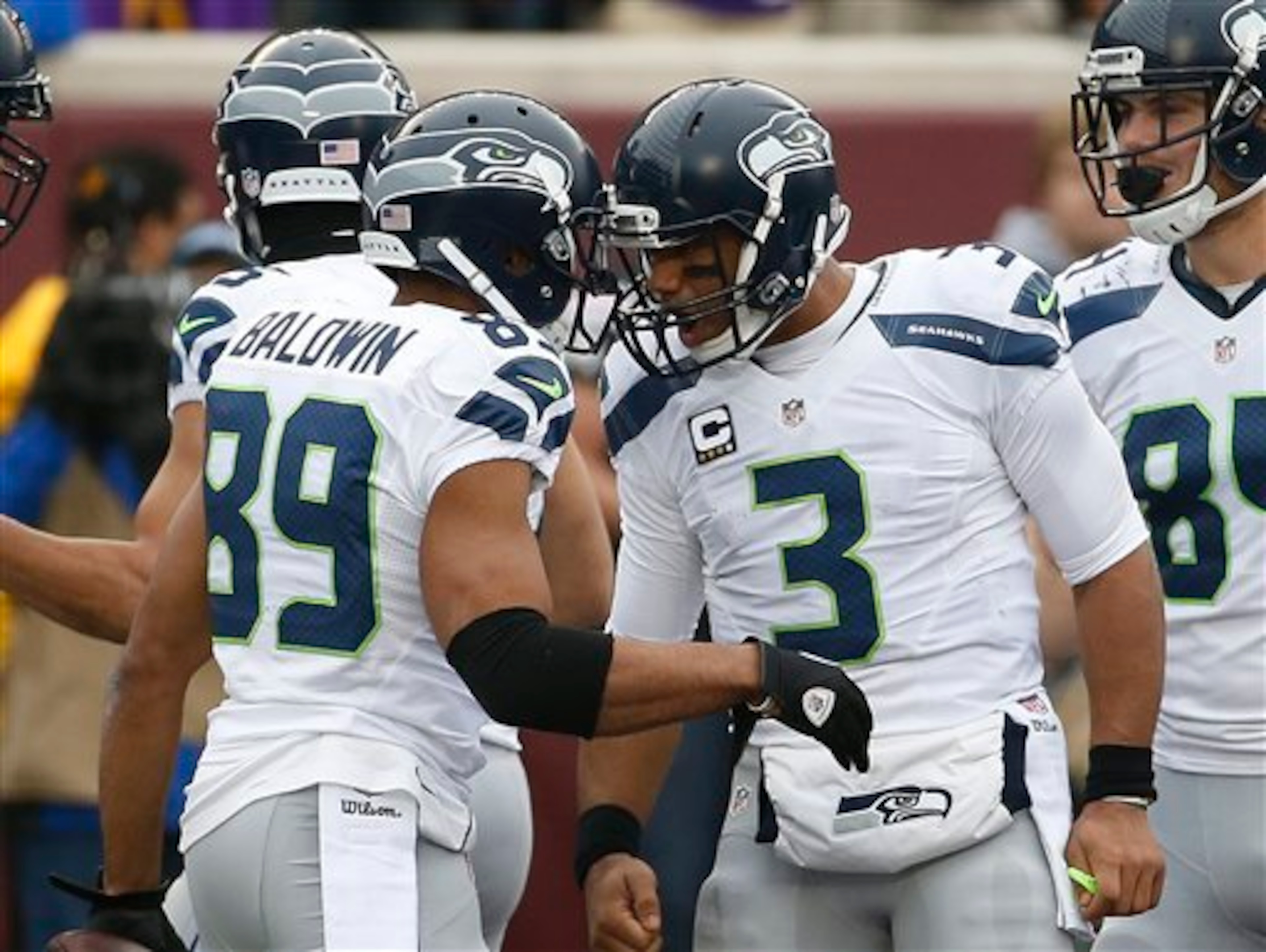 You won't find a hotter combination than Doug Baldwin and Russell Wilson. You won't find a hotter combination than Doug Baldwin and Russell Wilson.