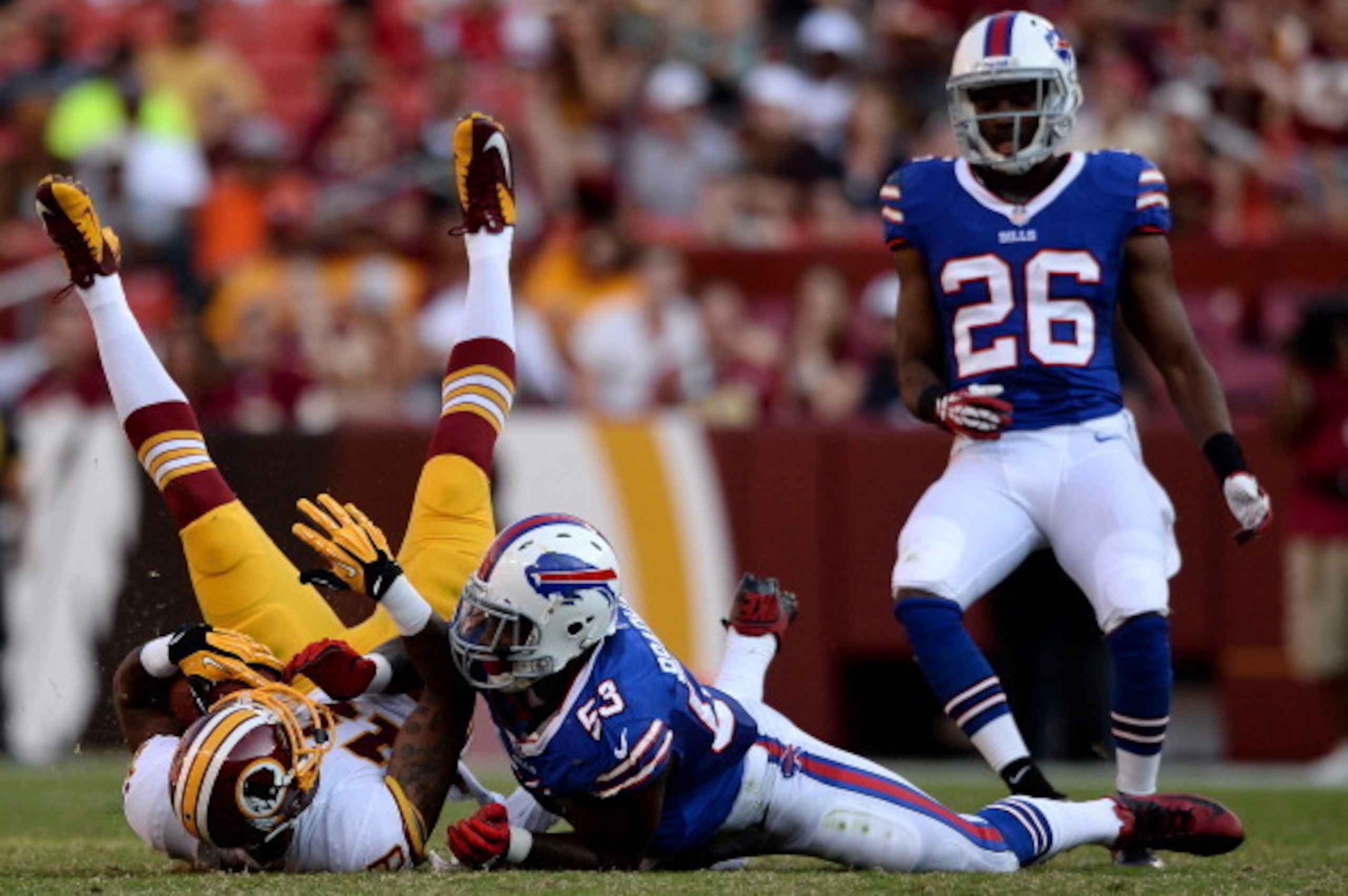 With the upset the Bills will drop the Redskins a rung in the NFC East race.