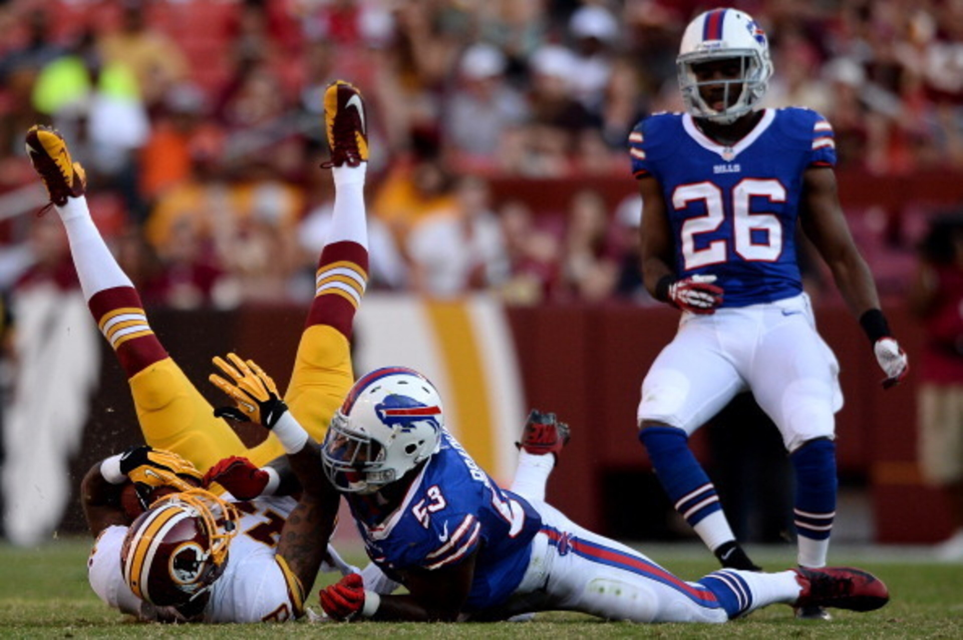 With the upset the Bills will drop the Redskins a rung in the NFC East race.