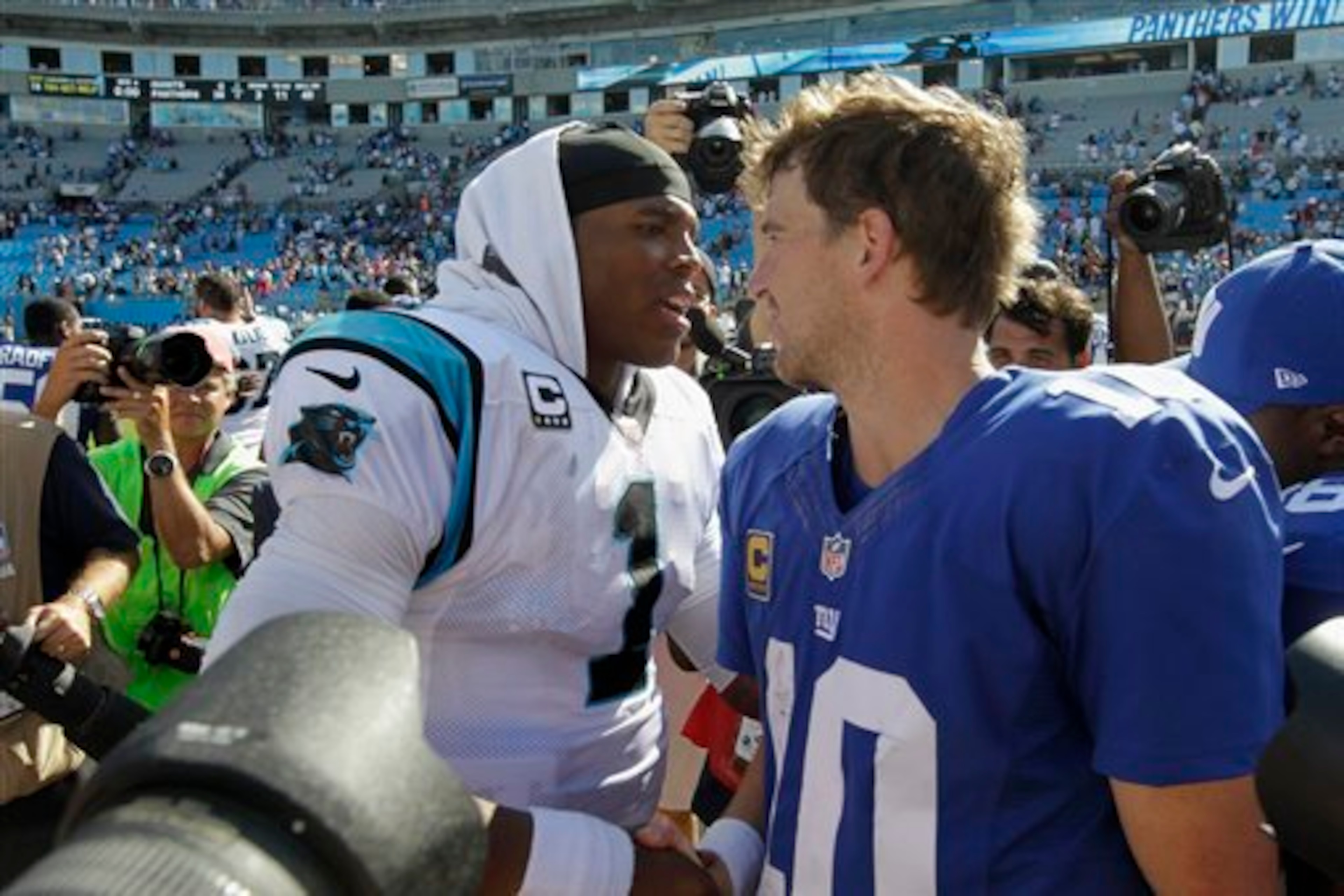 The Giants represent Carolina's toughest regular-season opponent remaining.