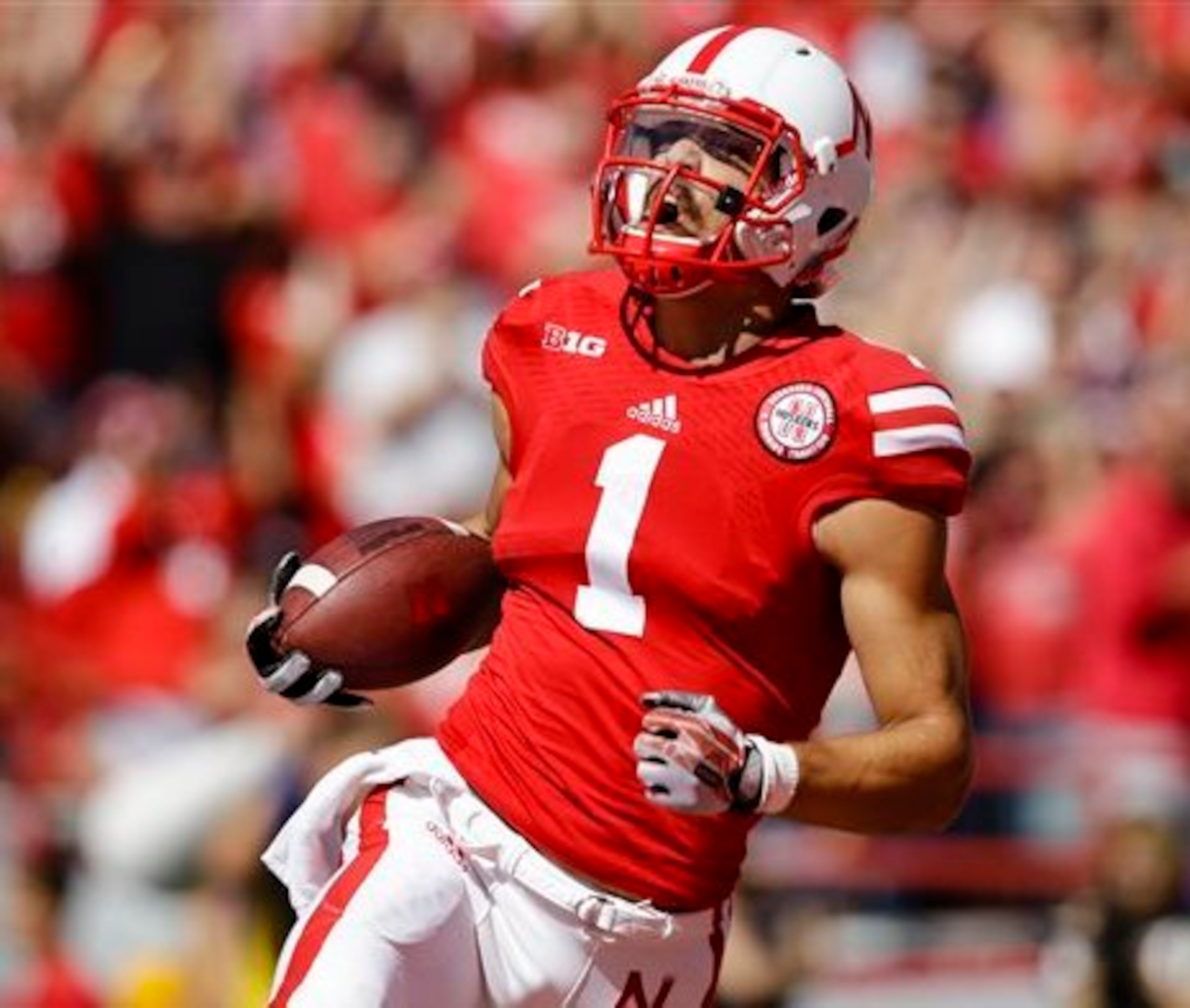 Nebraska WR Jordan Westerkamp averaged 13.9 yards per catch and caught seven touchdowns this season.