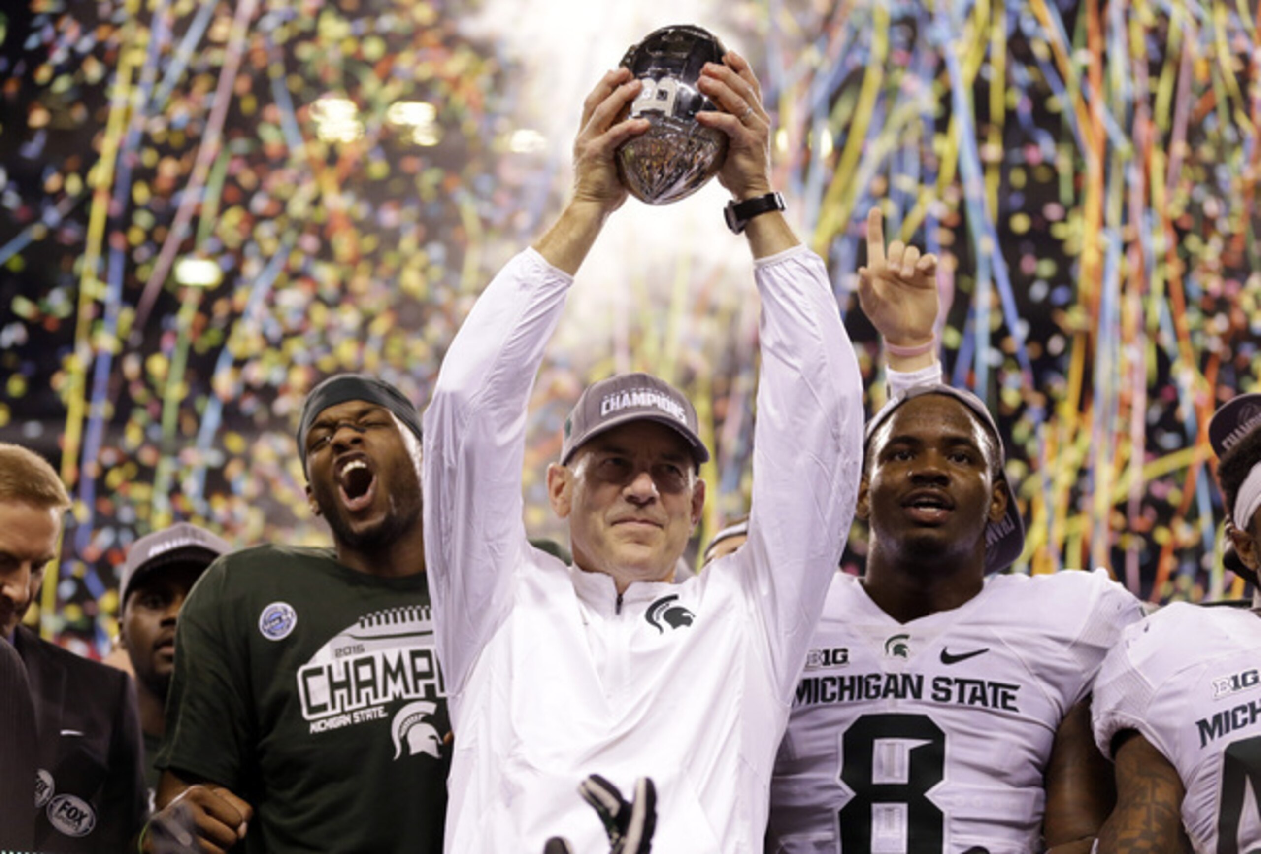 Michigan State head coach Mark Dantonio will attempt to become the second Big Ten program to take down Alabama in the College Football Playoff.