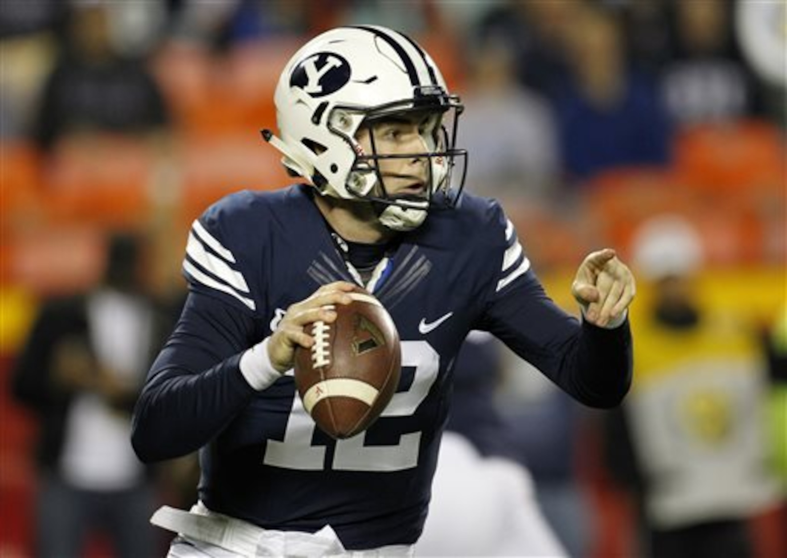 Tanner Mangum has been superb in his first season as BYU's quarterback.