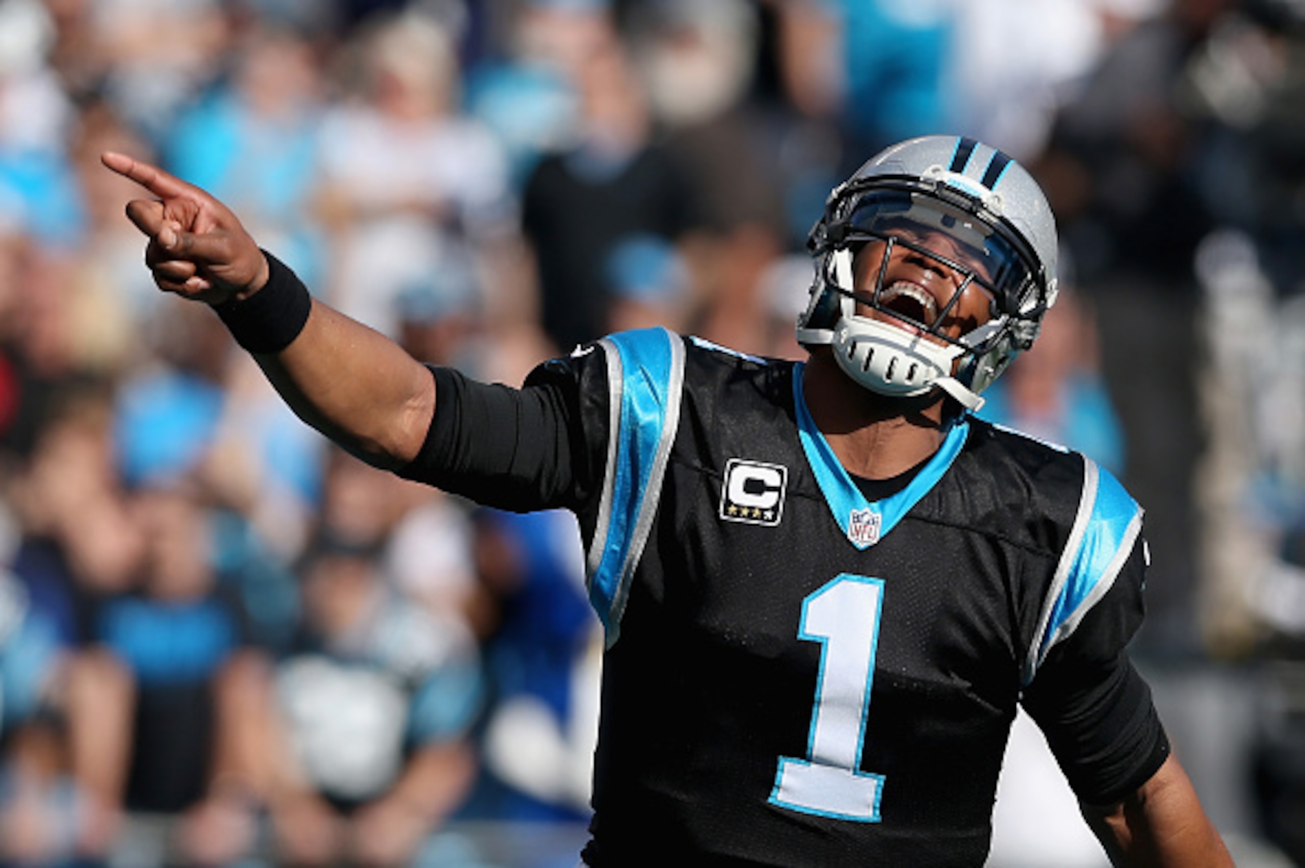 Cam Newton will likely be very happy Sunday afternoon.