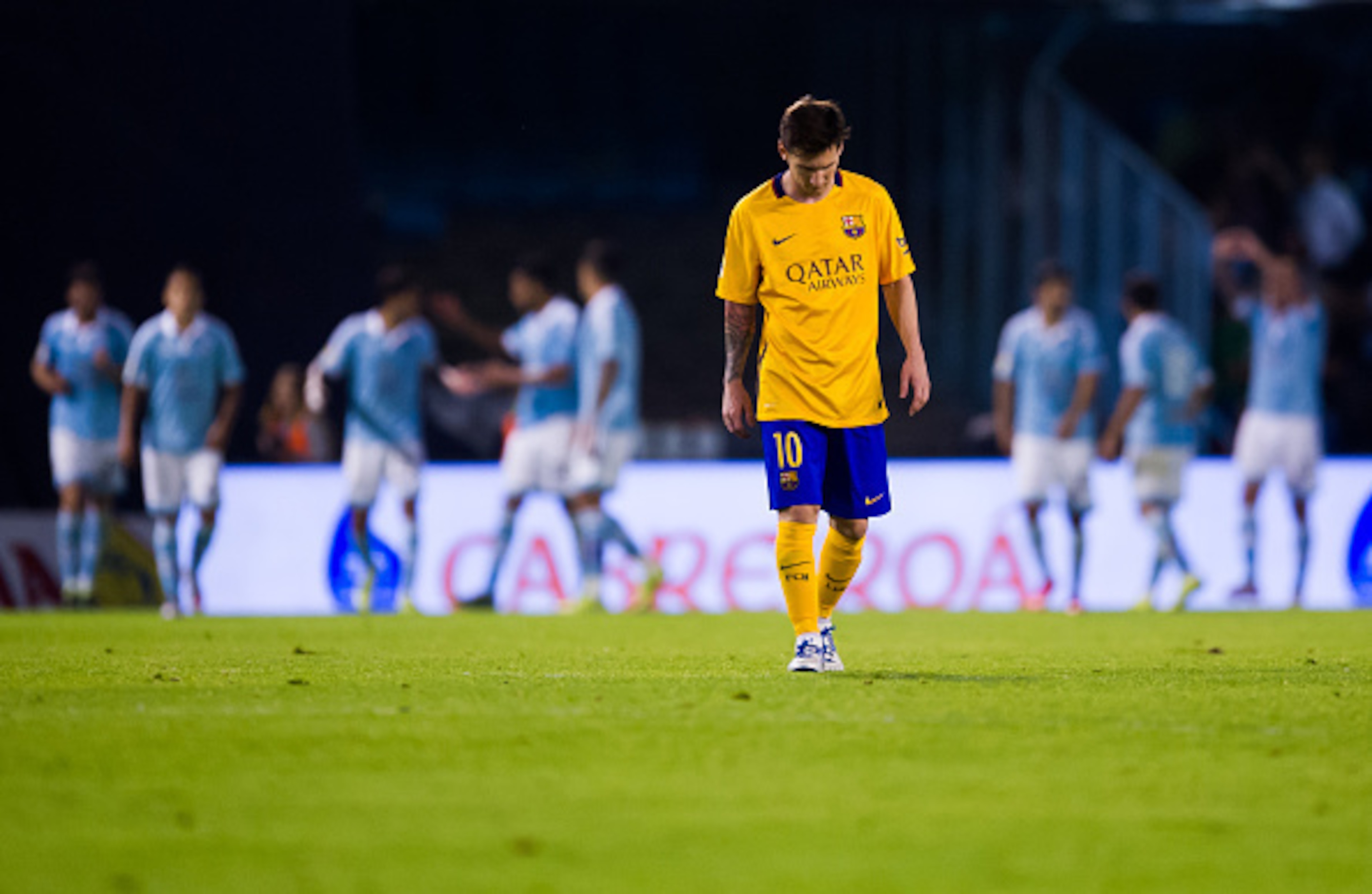 Barcelona were taken apart in Galicia.