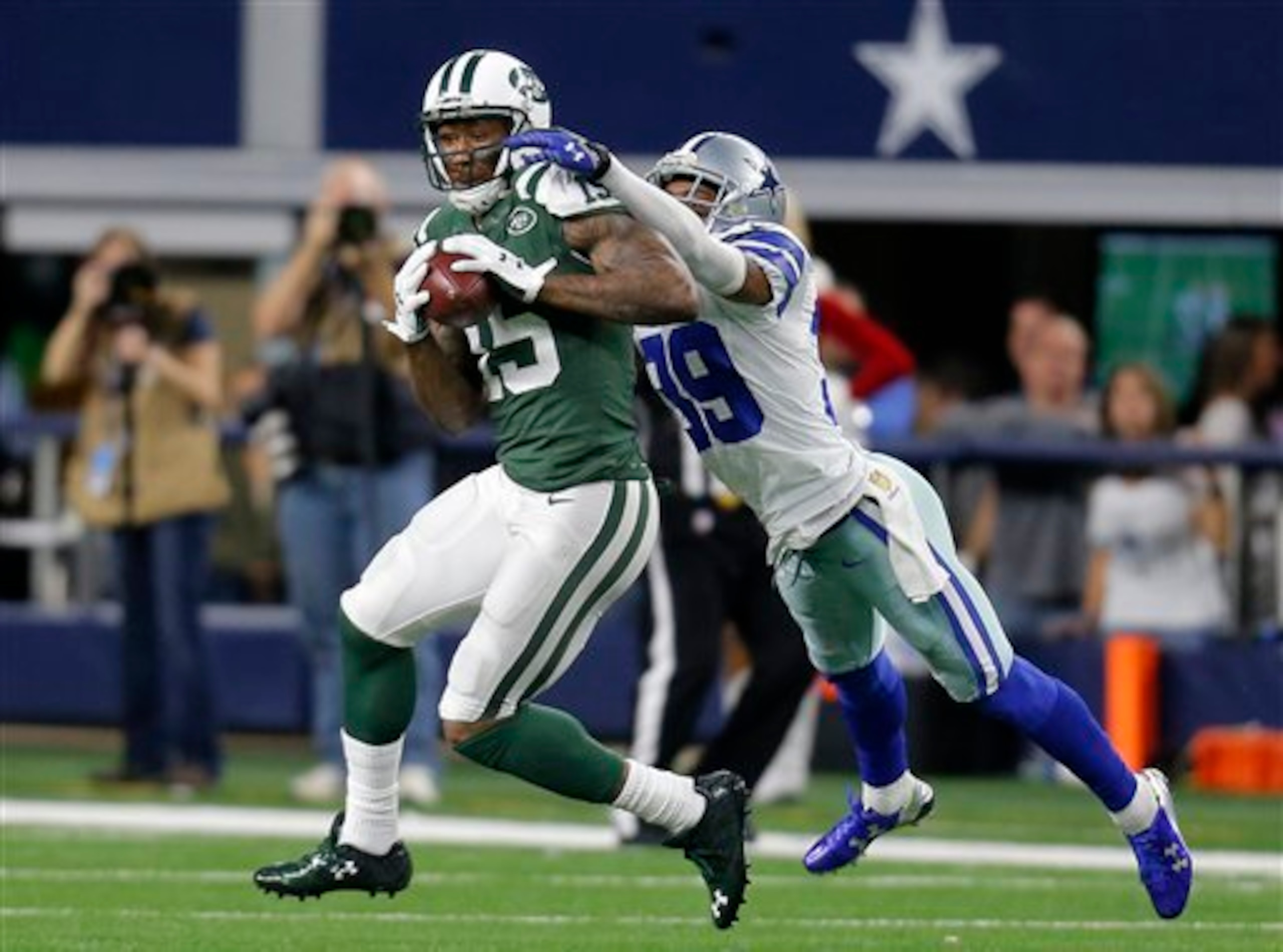 Brandon Marshall showed some good and bad on Saturday.