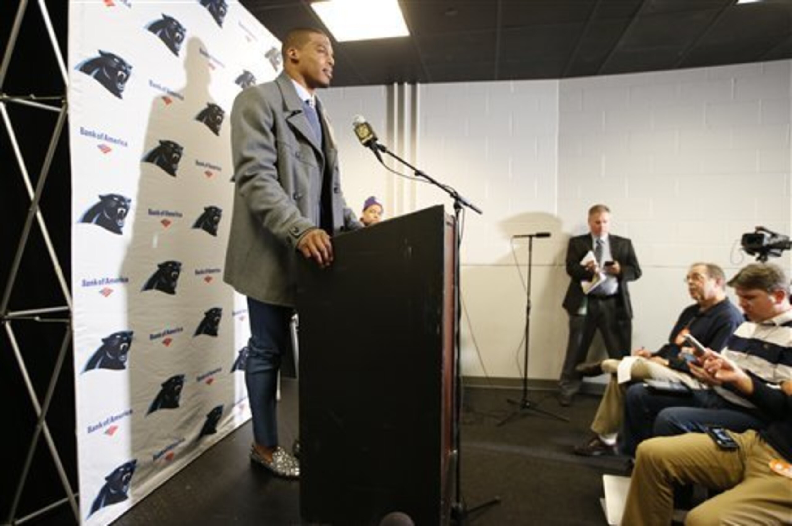Cam Newton did not seem satisfied after the game.