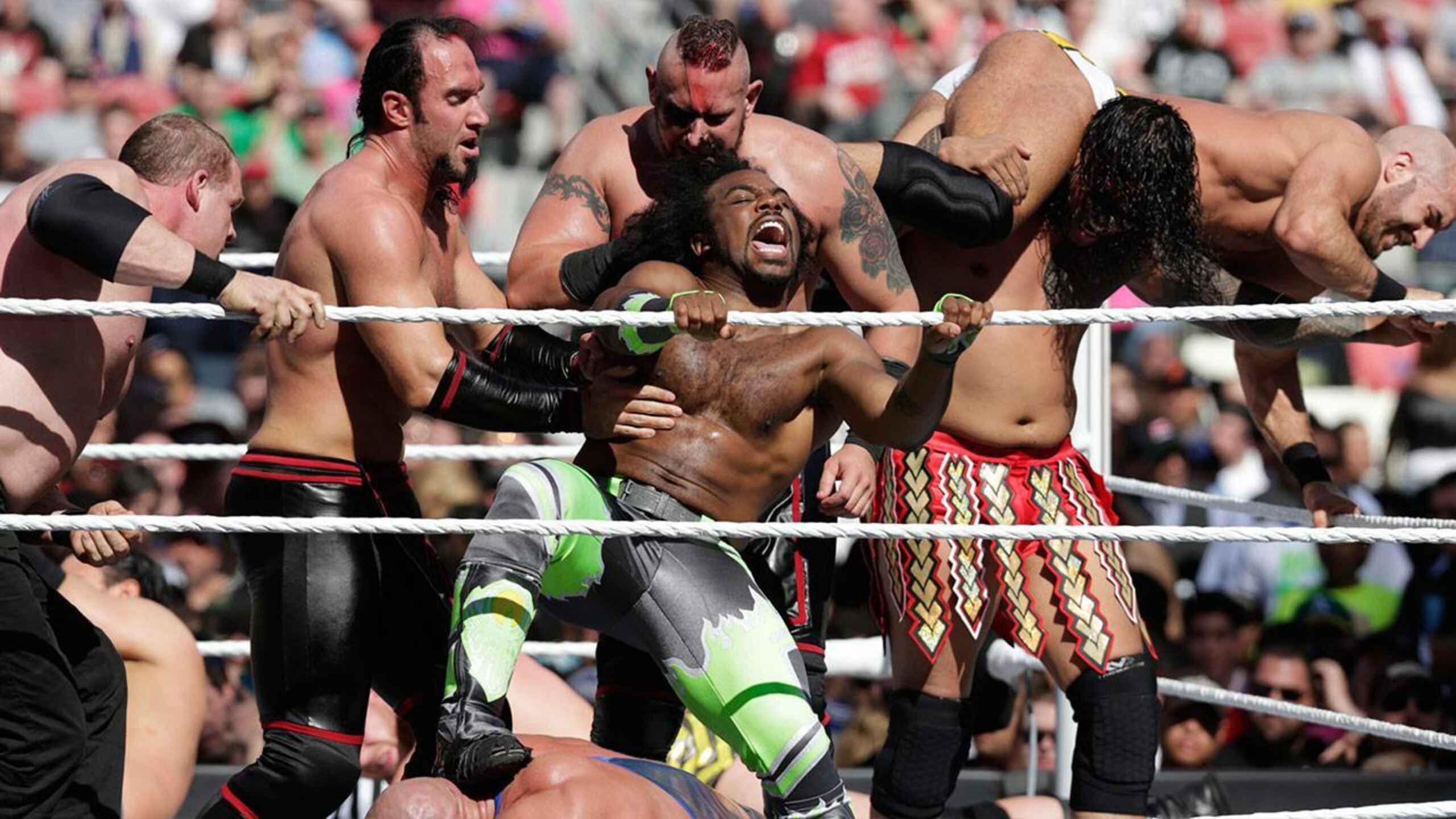 Exclusive photo of B/R Expert Panel discussing WWE 2015 Year in Review selections