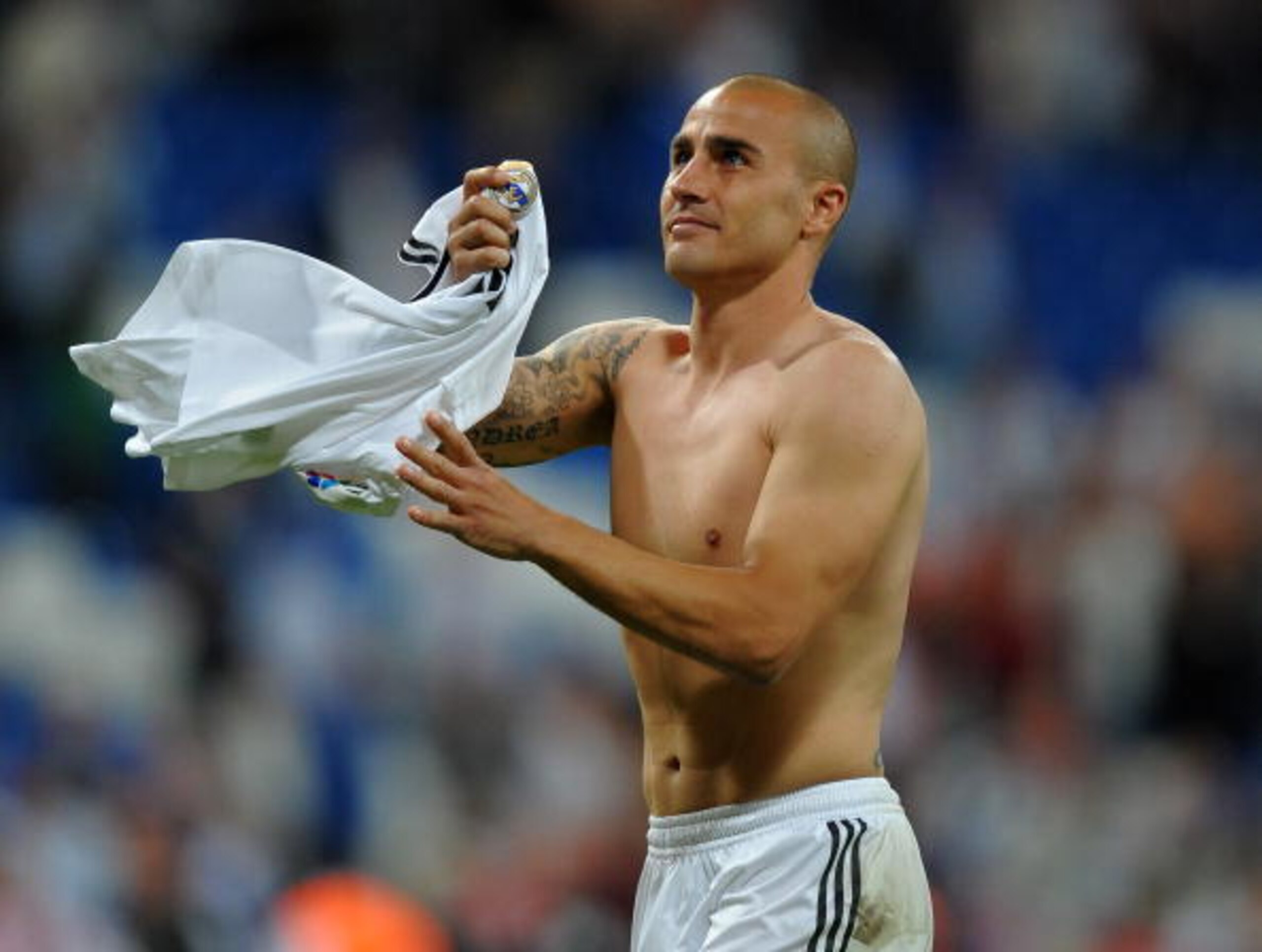 Italian defender Fabio Cannavaro played three seasons with Real Madrid.